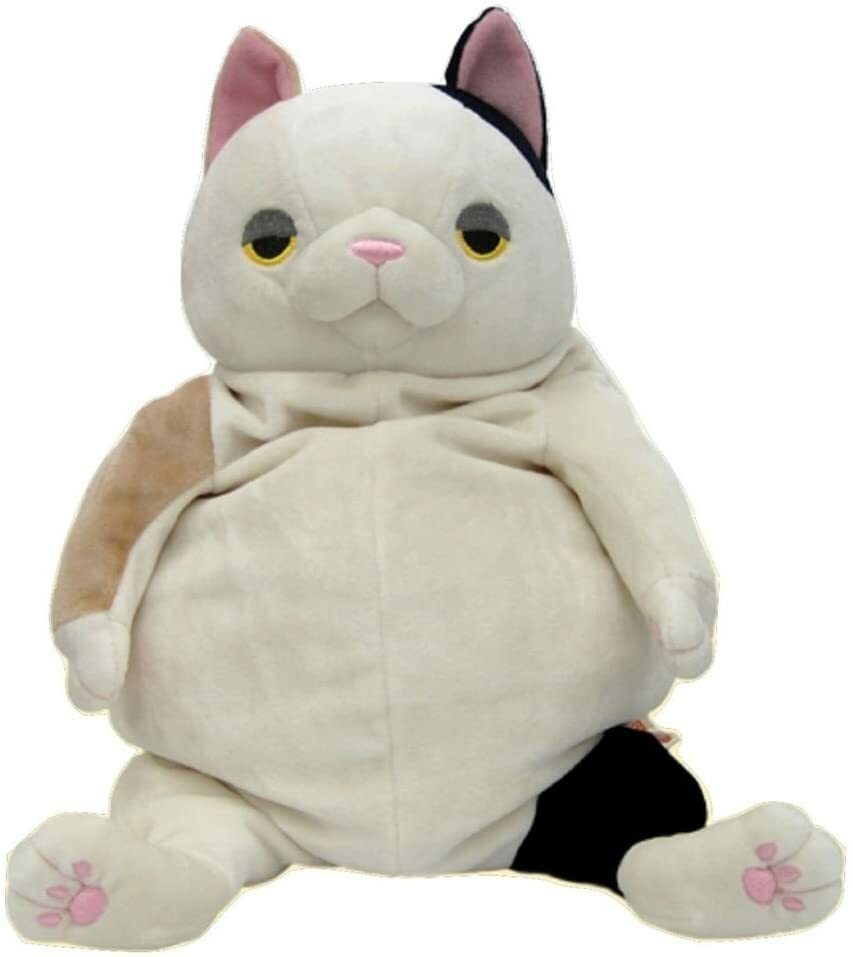 Shinada Global Plush Doll Mochi Neko Cat MIke L MONE-0350M