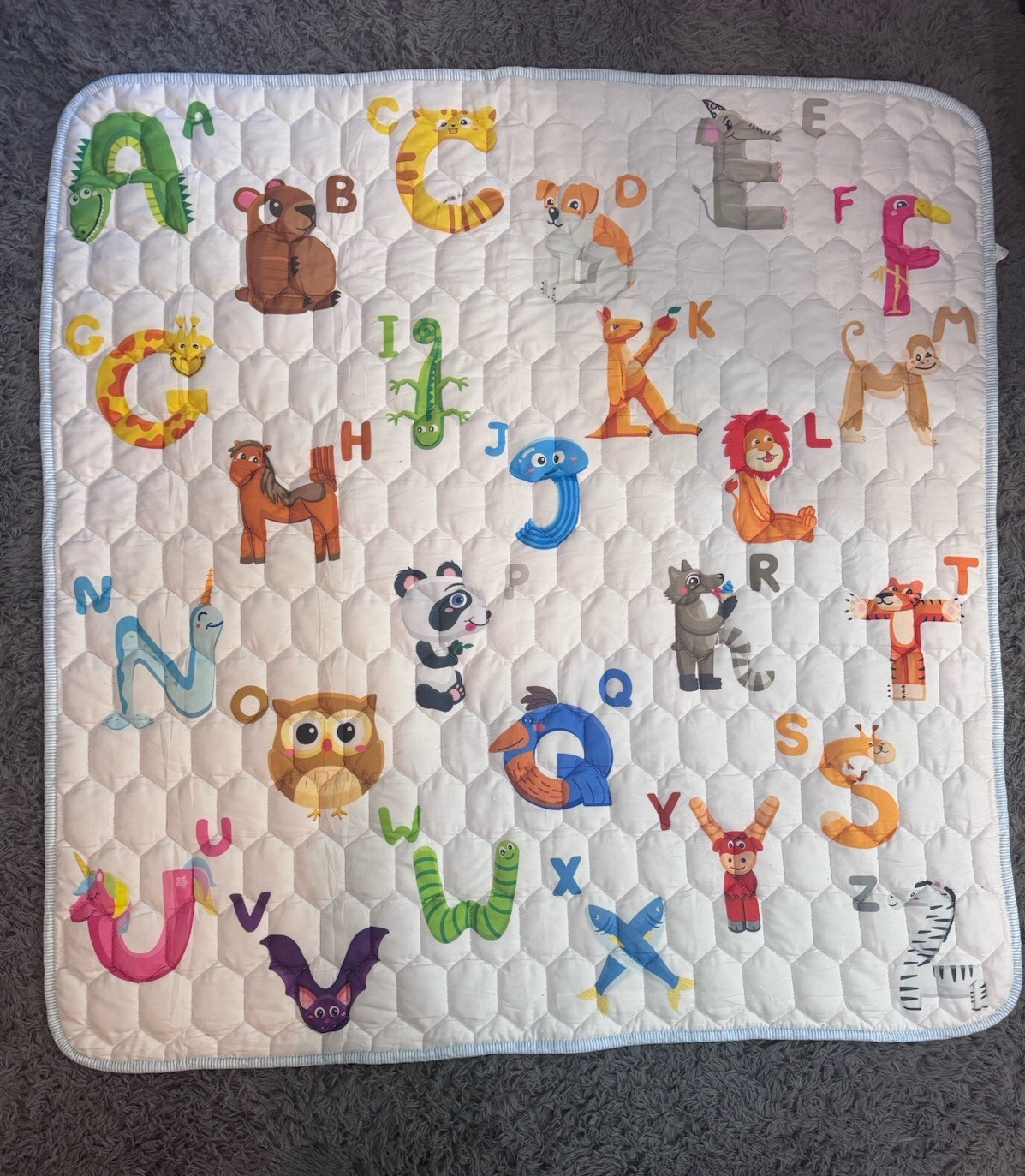 Alphabet Play Mat For Newborns/Toddlers Educational Resources And Learning