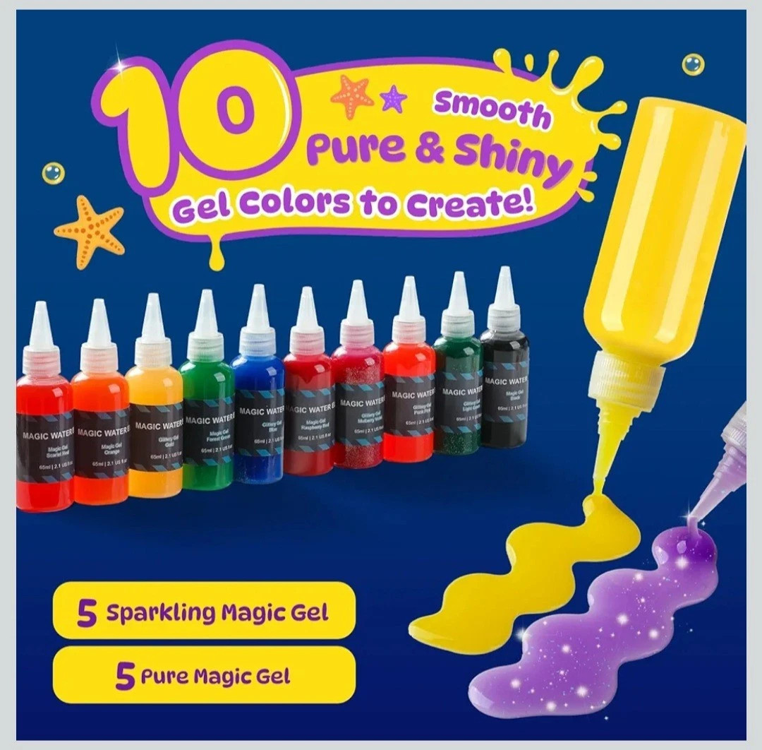 Magic Water Elf Create Your Own Magical Water Pets Kit 10 Colors 23 PCS STEM Toy