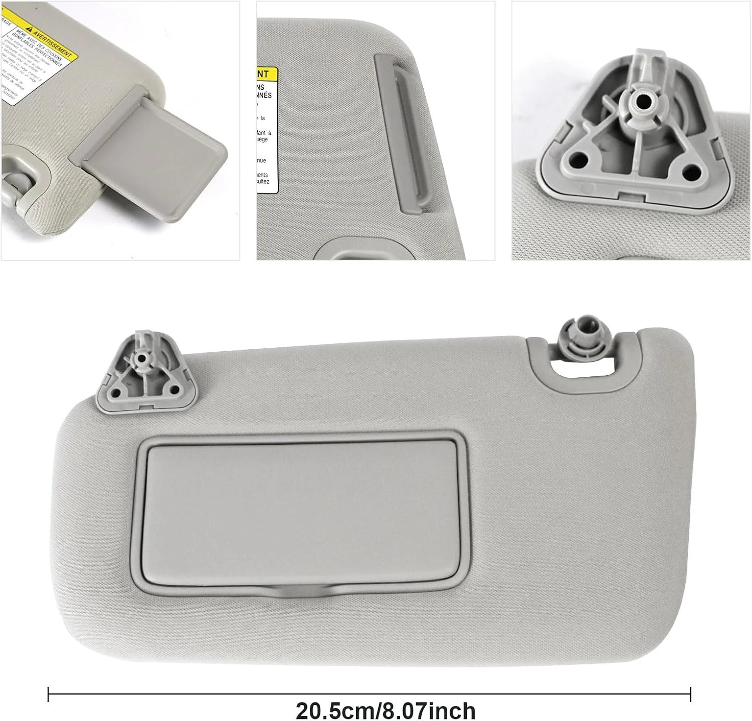 Left Driver Side Sun Visor w/o Light Compatible with Nissan Sentra 2013 2014 201