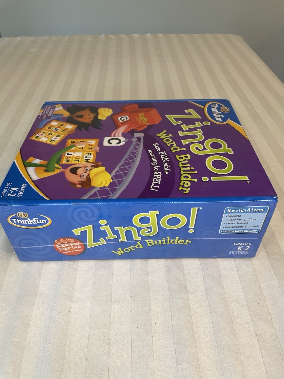 THINKFUN ZINGO! WORD BUILDER GRADES K-2 LEARNING GAME TO SPELL READ **SEALED**