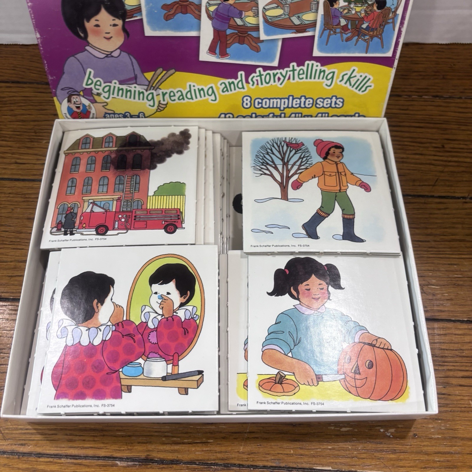 Vintage Frank Schaffer 6 Scene Sequencing Cards 8 Complete Sets 48 Cards