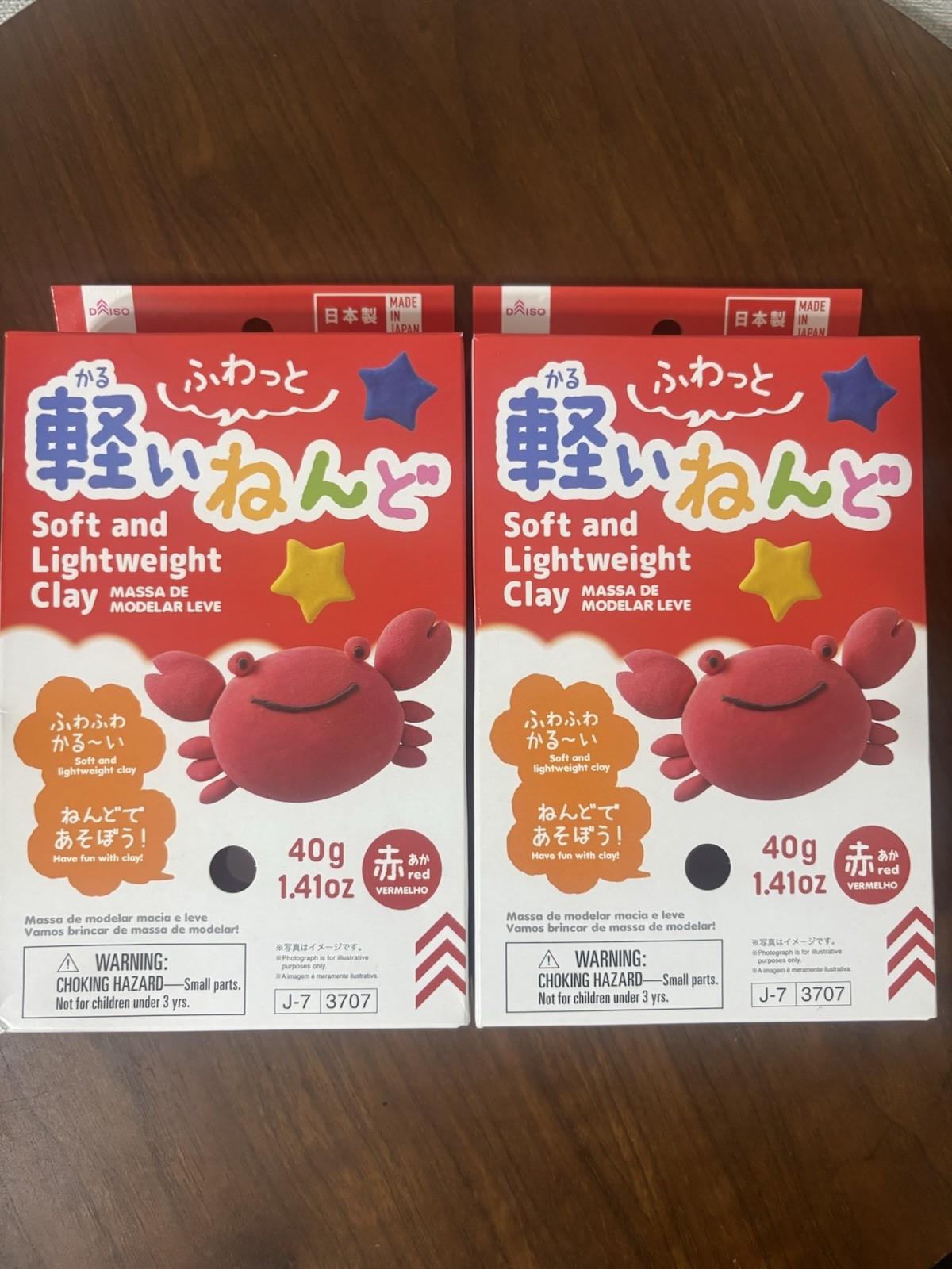 DAISO Soft Clay 5 Color Set Lightweight Modeling Clay Japan Kids Craft DIY