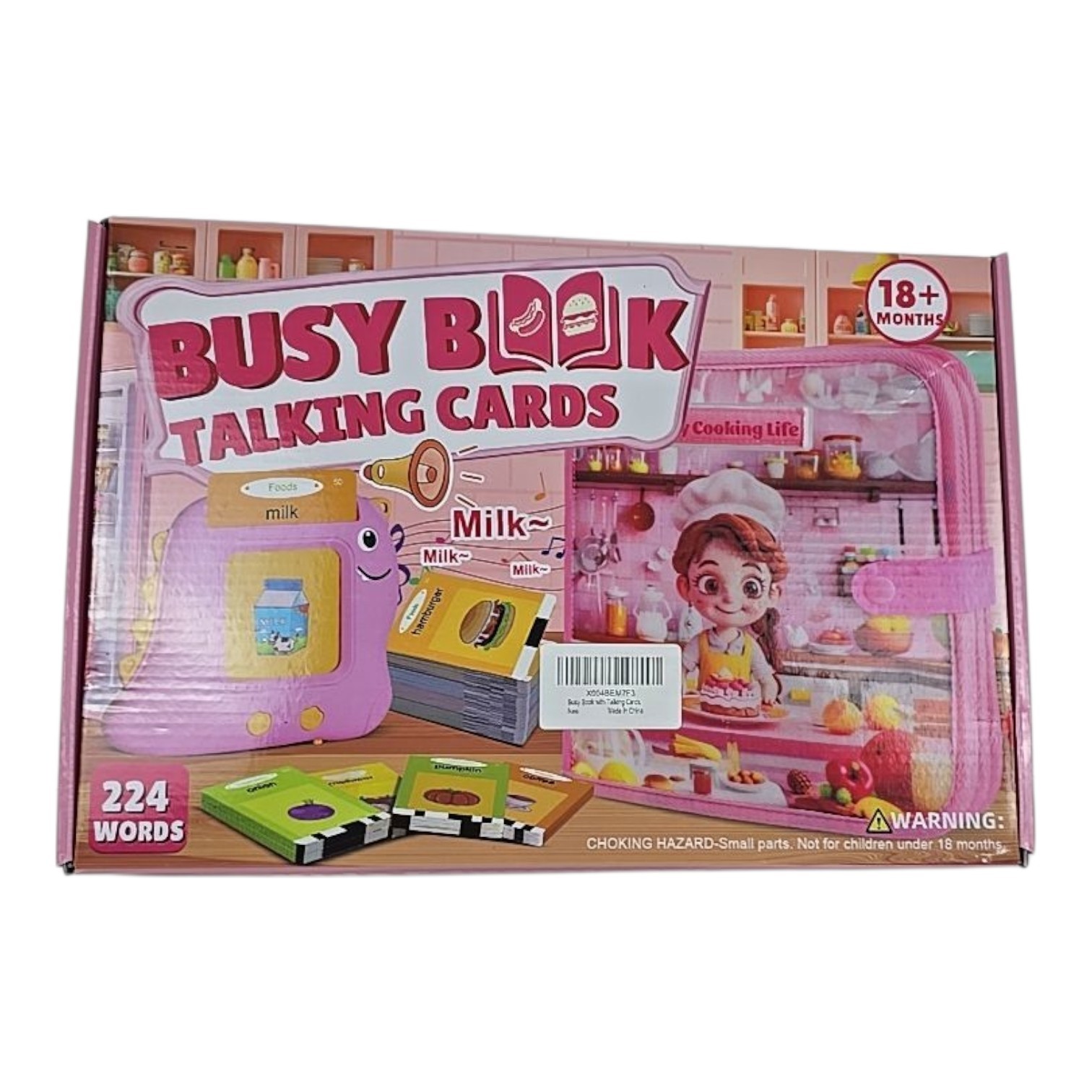 BUSY BOOK TALKING CARDS 18+ months 224 words
