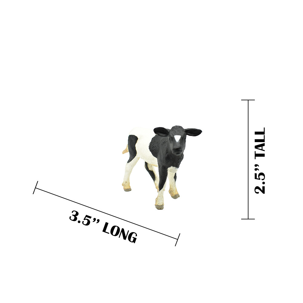 Cow Calf / Holstein Plastic Replica 3 1/2-inch – F1320 B56