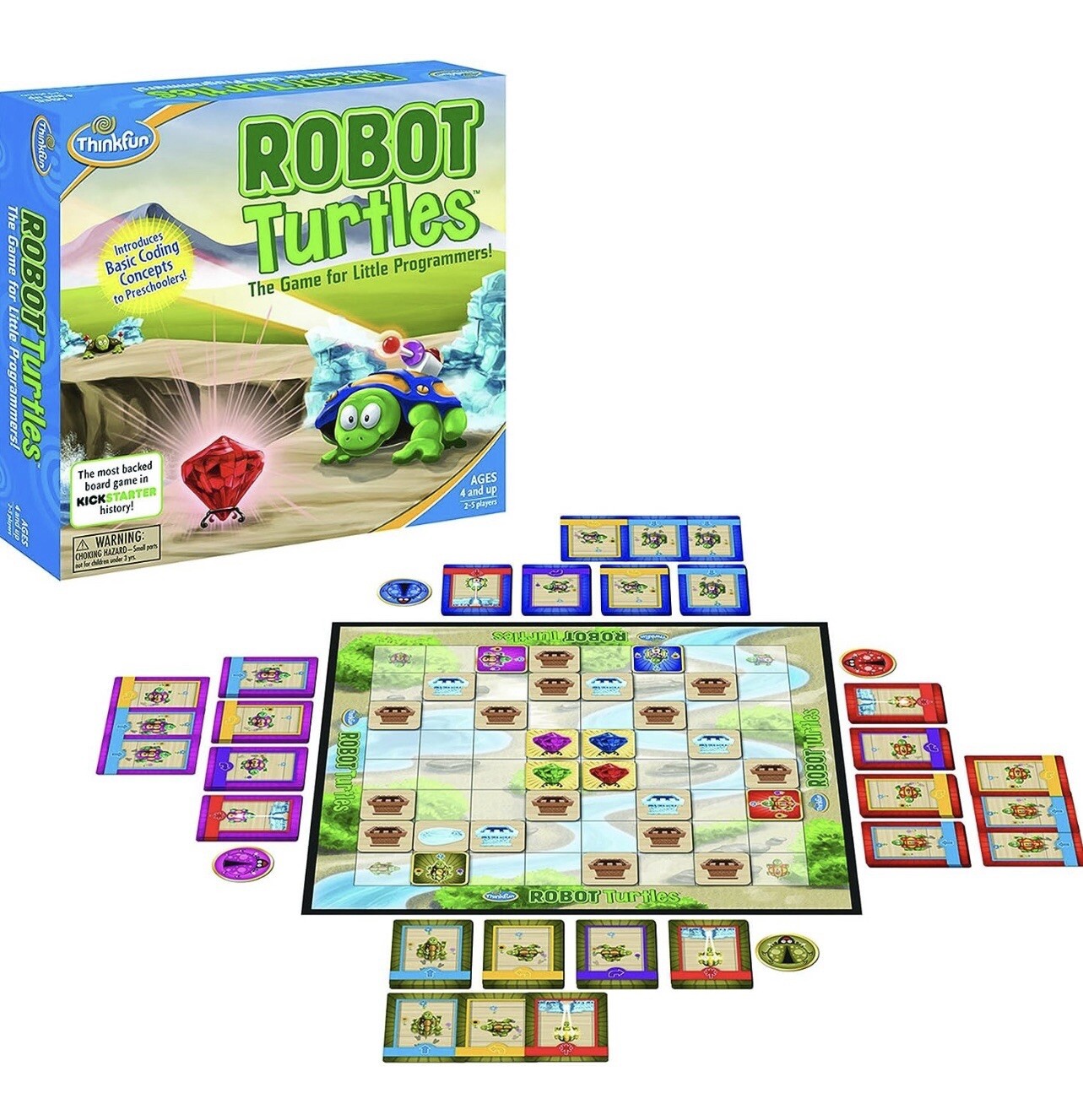 Thinkfun ROBOT Turtles – Coding Game for Little Programmers Original 1st Ed.