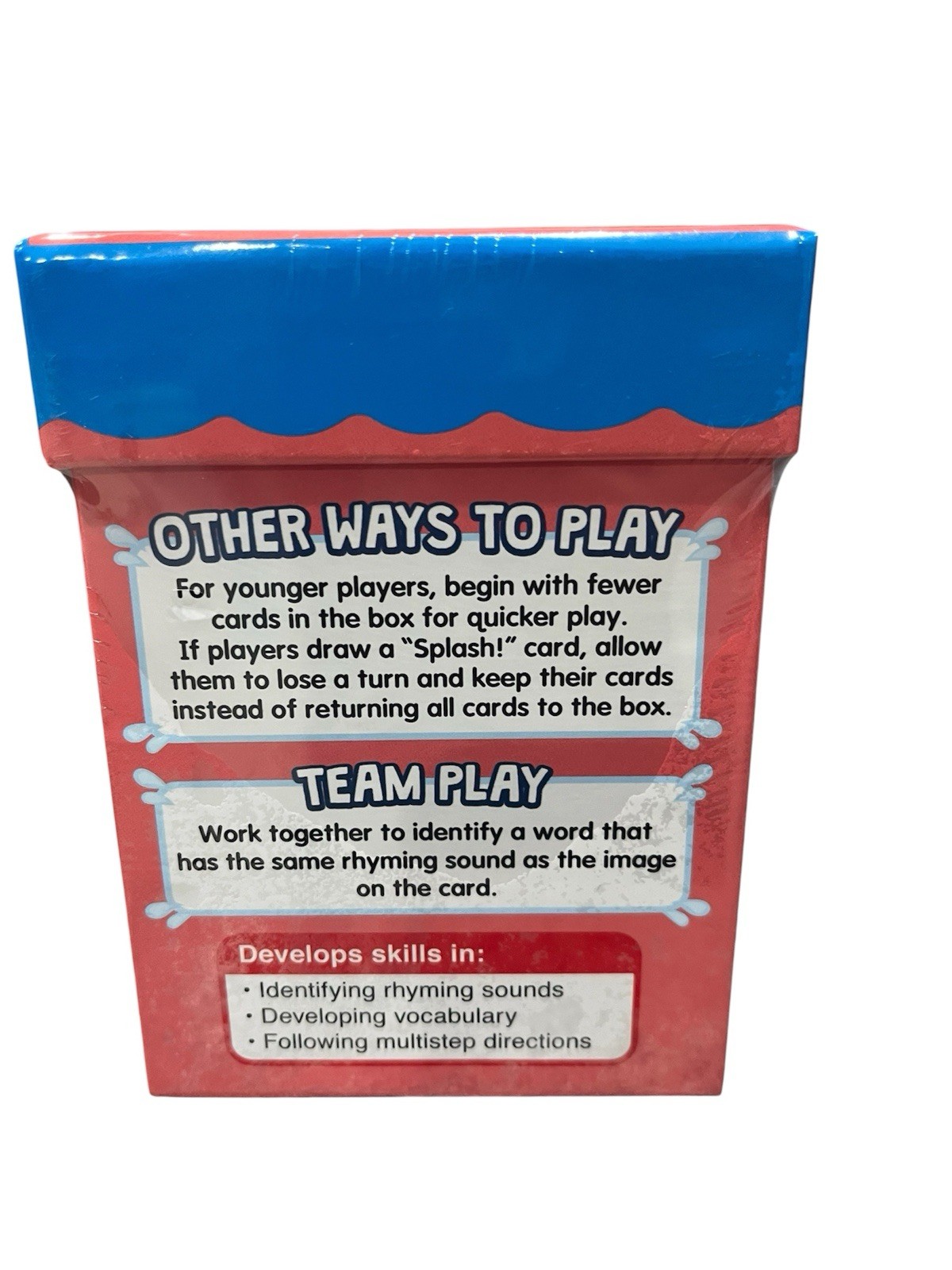 Sealed Lakeshore Splash Rhyming Game Sight-Words K-1 Reading Educational Kids
