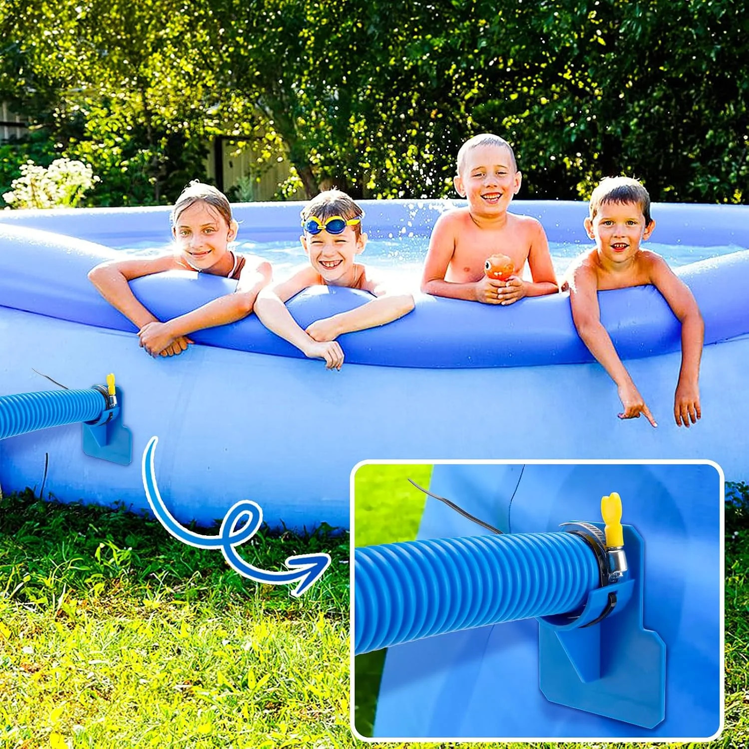 1.25 x 59 Inch Pool Hoses for Above Ground Pools,Pool Filter Pump Hoses,Compatib