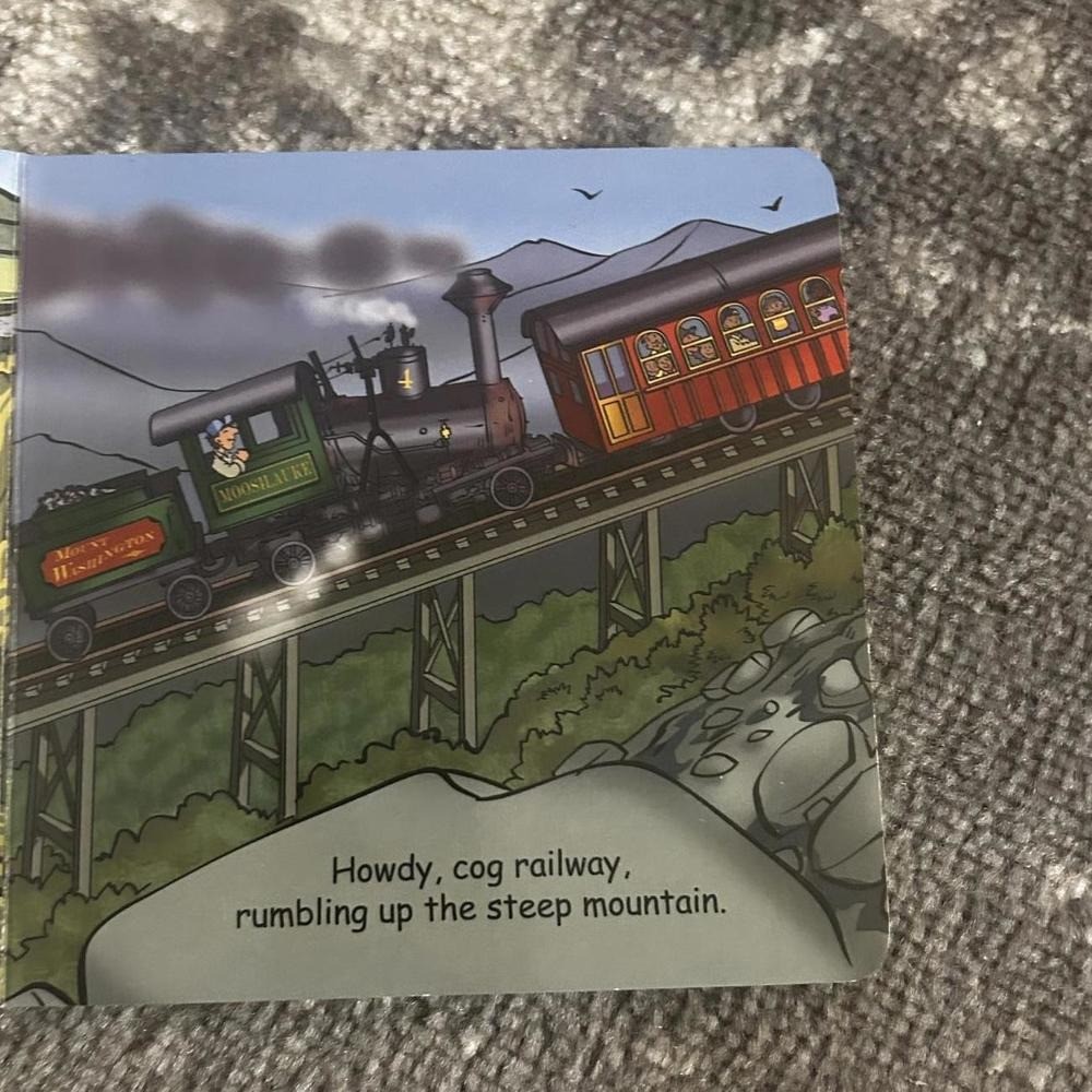 Scholastic Train Themed Board Books