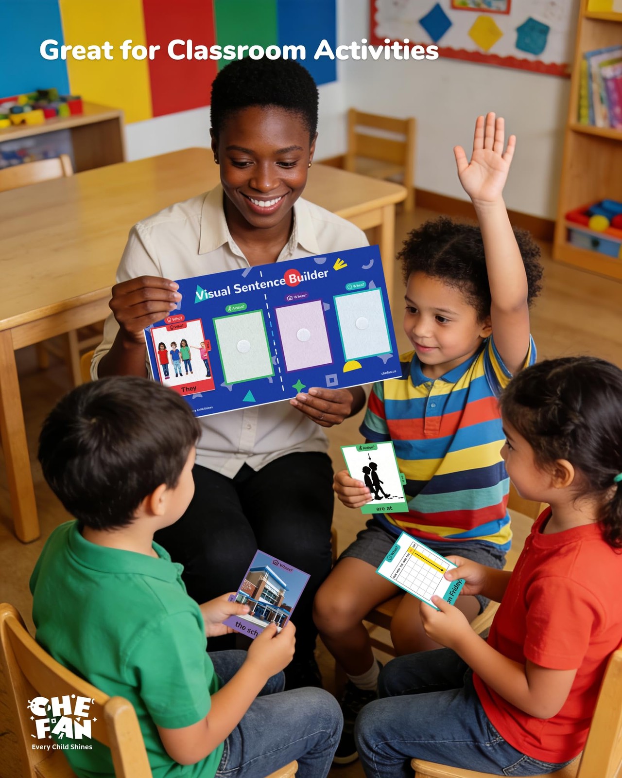 Sentence Building Kit for , Flash Cards for Early Reading and Word Games, Spe…