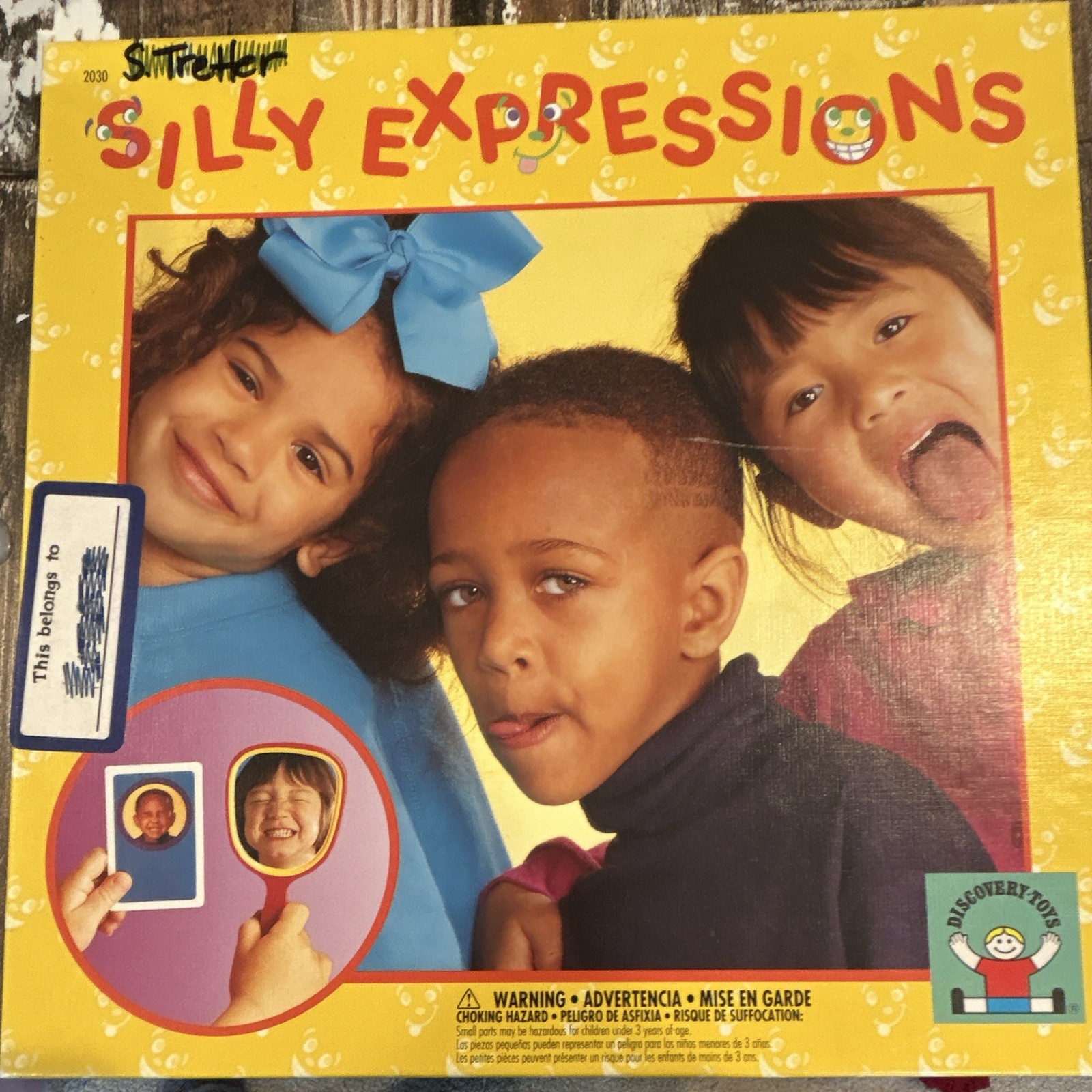 Discovery Toys Silly Expressions Emotions Game for Kids Ages 3-4 Multicolor