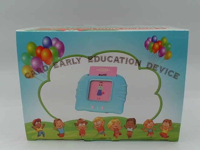 Blue Talking Flash Cards For Toddlers With Sound, Educational Toy