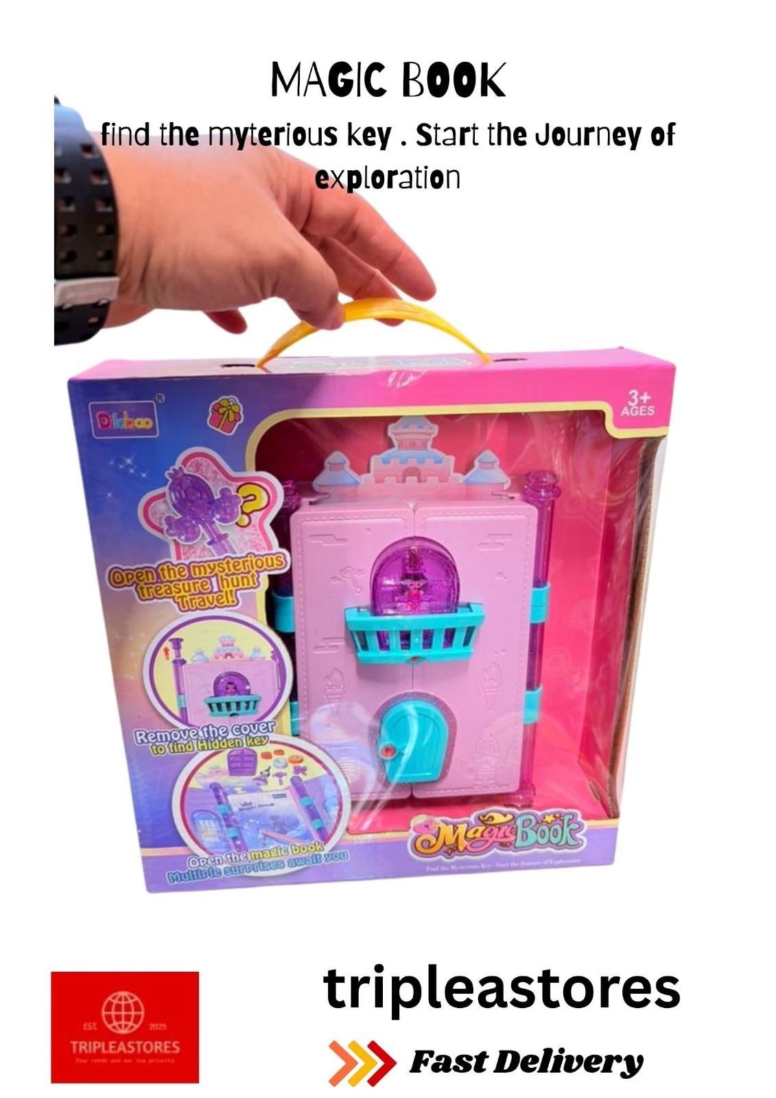 NEW! Magic Book of Games Interactive Pretend-Play Book for Kids – FREE SHIPPING