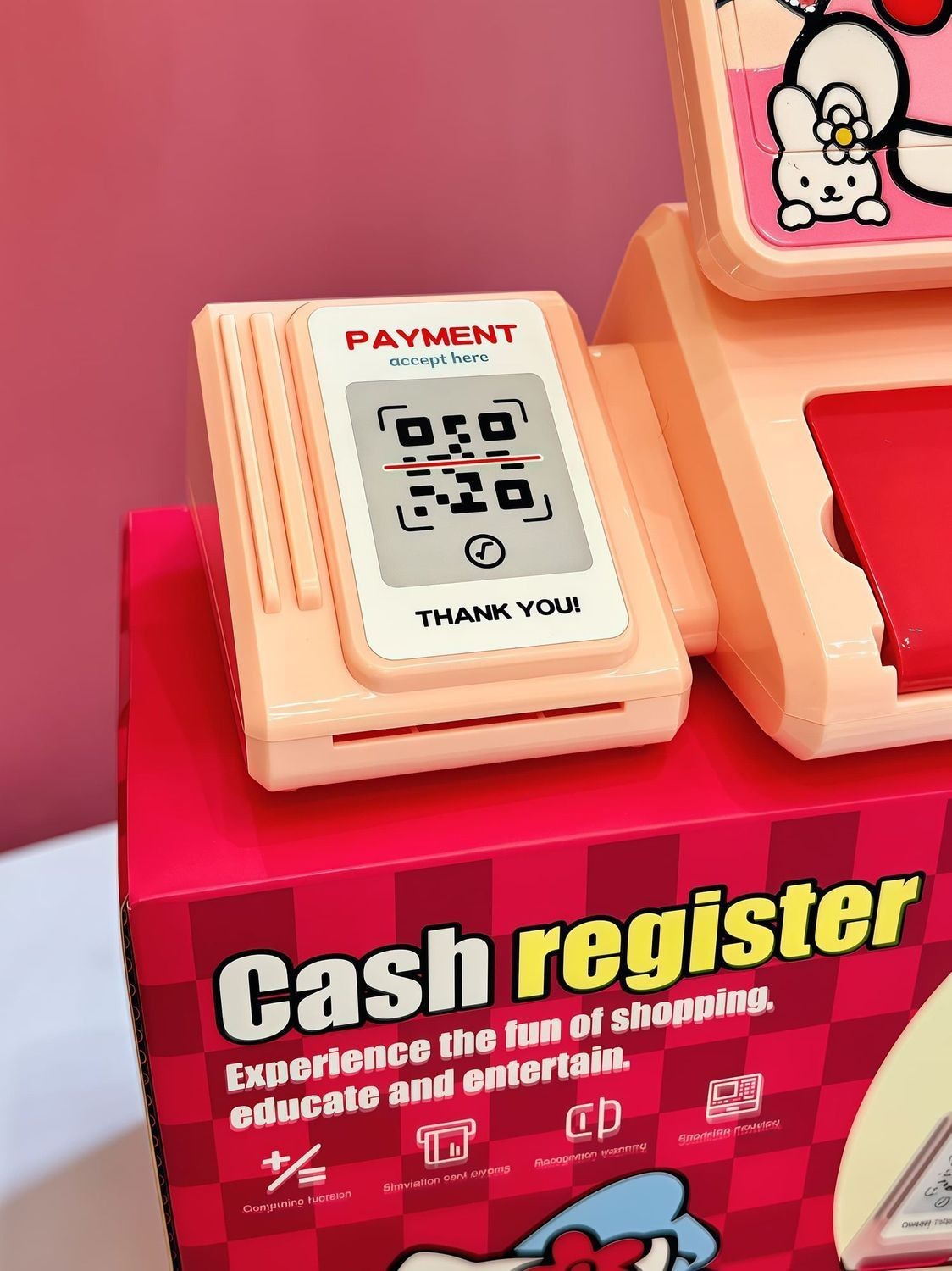 Hello Kitty Coin Counter Change Money Cash Counting Machine Bank Kids Toy sound