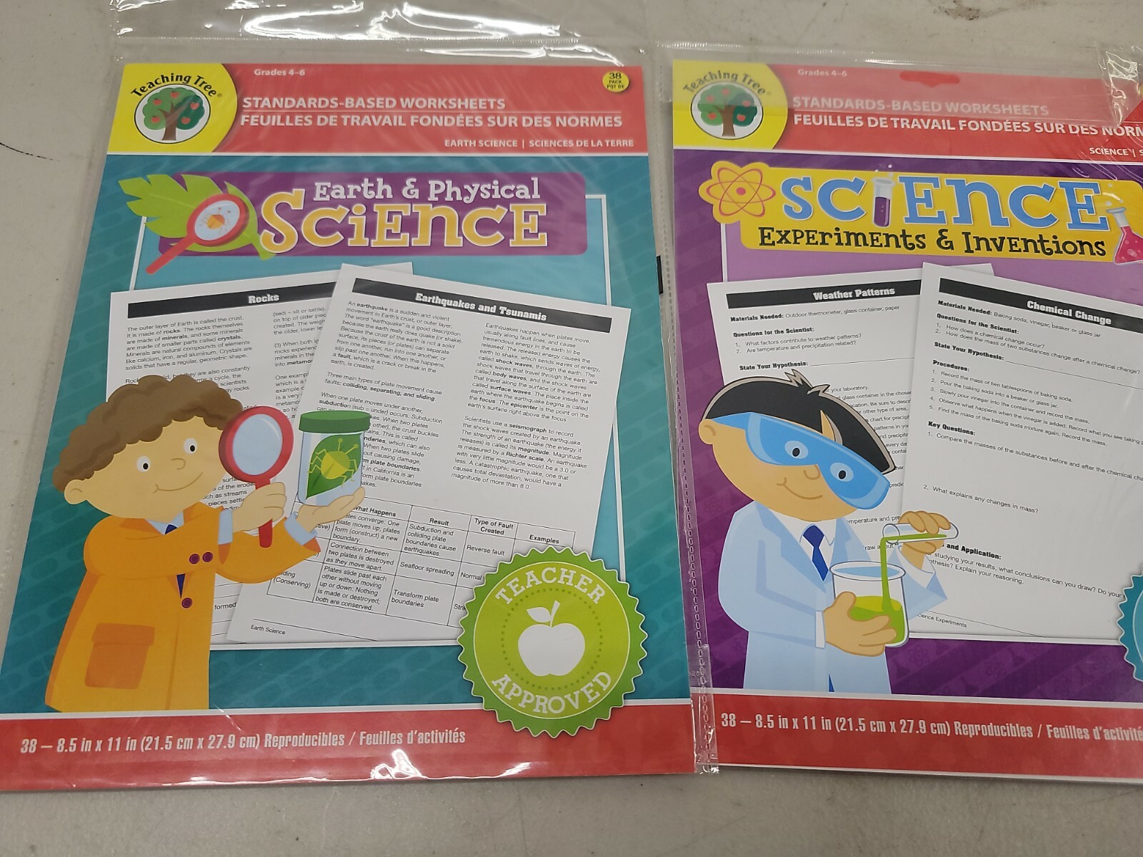 Teaching Tree Science Experiments, Inventions, History Grades 4-6, 3c315