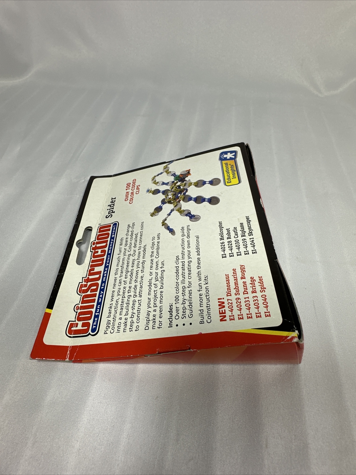 Coin Struction Spider Educational Insights EI-4040 100pc
