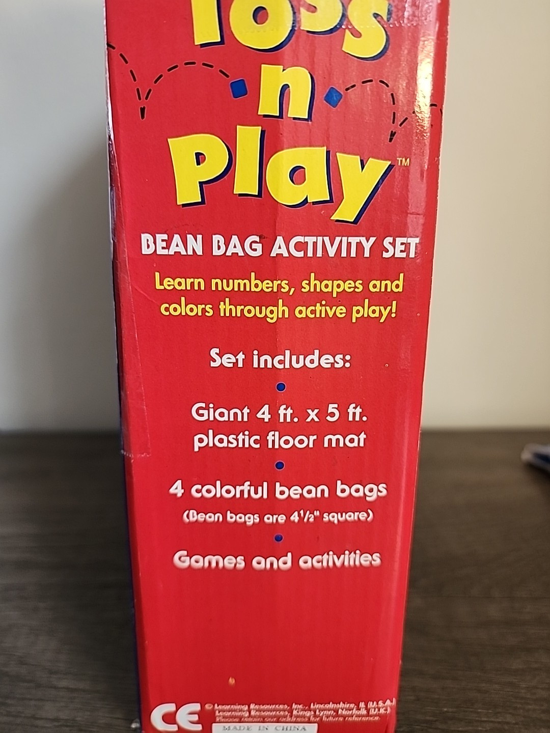 Learning Resources Numbers And Shapes Toss N Play Bean Bag Activity Set LER 544