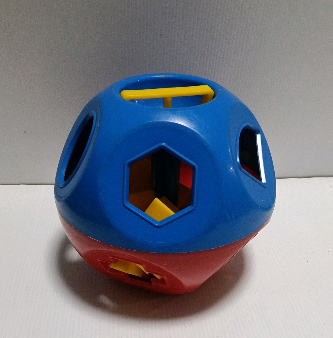 Vintage Tupperware Shape-O Ball Complete With All 10 Shapes Retro Toy 1990’s