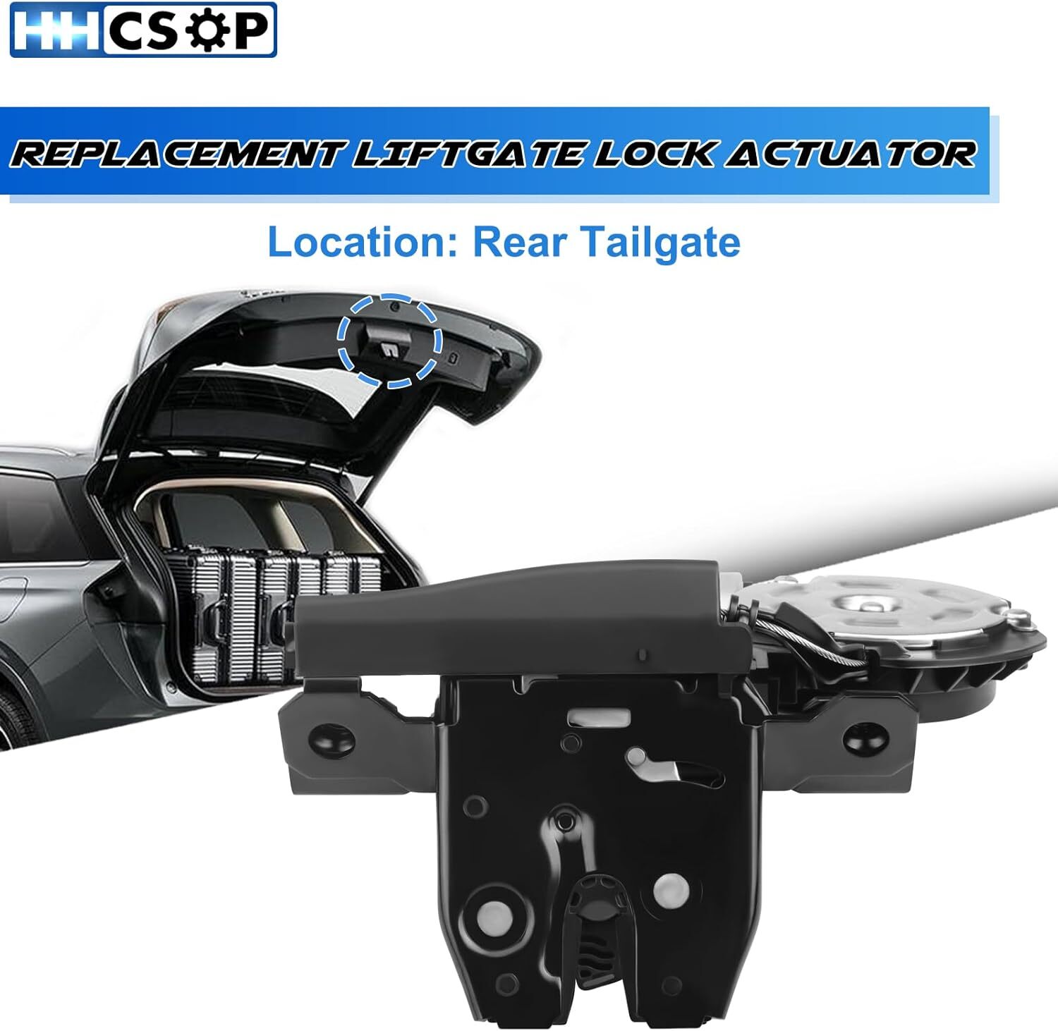 Liftgate Lock Actuator Rear Trunk Latch Motor Fit for Chevy Suburban Tahoe