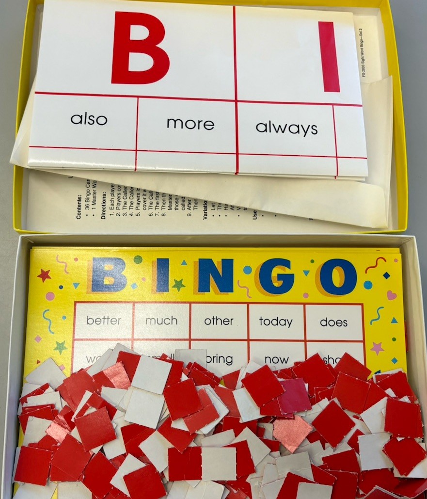 4 Sets Of Learning Bingo Games – Money, Time, Sight Words, And Vowel Sounds 2nd
