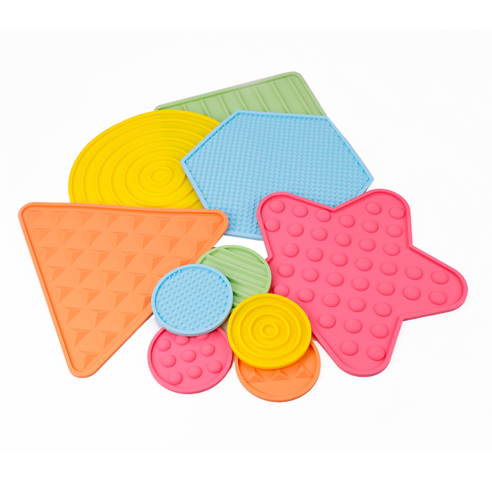 Sensory Activity Toys for Kids, with Different Textures & Shapes (10 PCs)