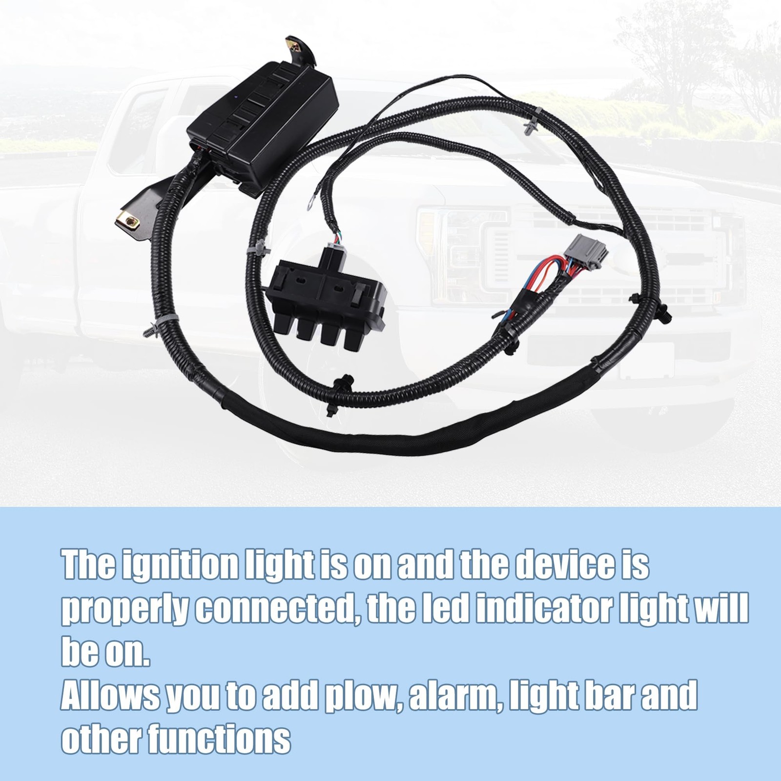 X AUTOHAUX 1 Set Auxiliary Upfitter Switch Panel Kit for Ford F-250 F350 F-45…