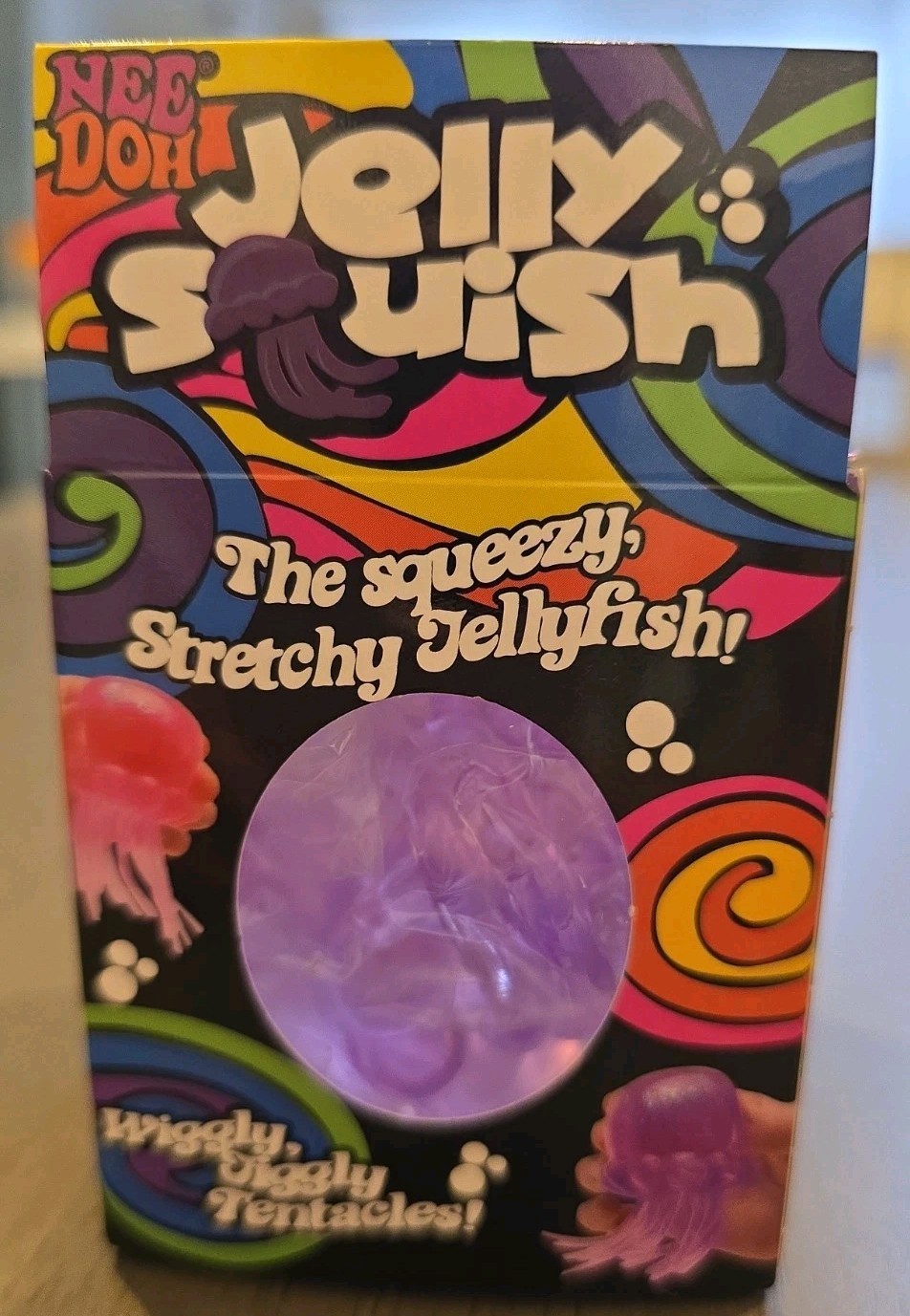 IN HAND AUTHENTIC Schylling NeeDoh Jelly Squish Purple – Jellyfish Ships FAST!