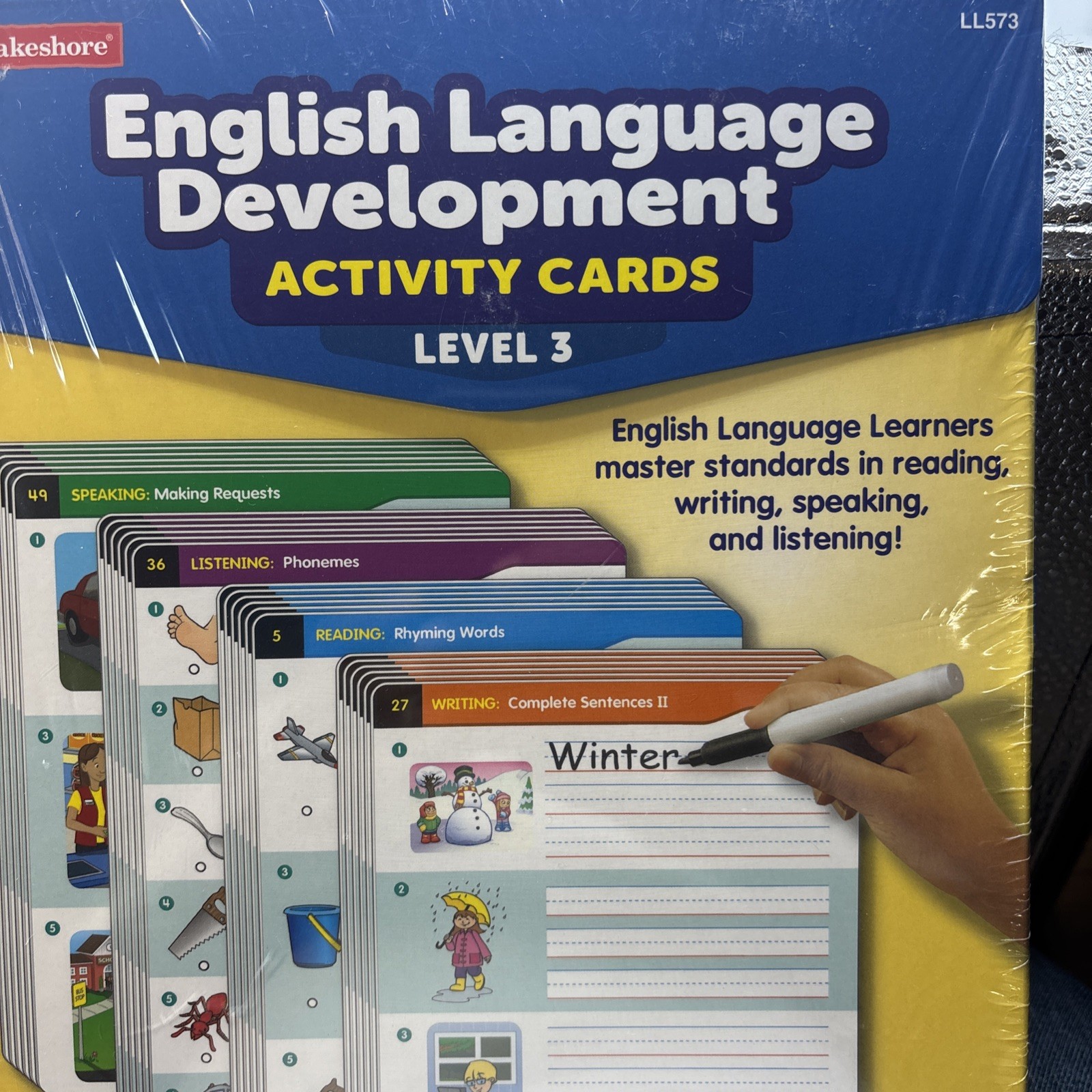 Lakeshore English Language Development Activity Cards Level 3, Grades K-2, Alph…