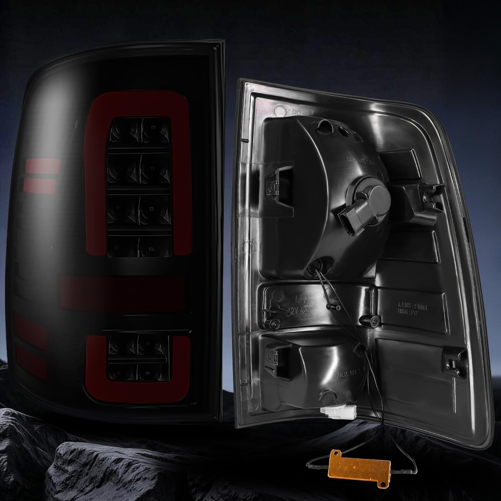 Smoked Black Full LED Tail Lights for 2009–2018 Dodge Ram 1500/2500/3500 &