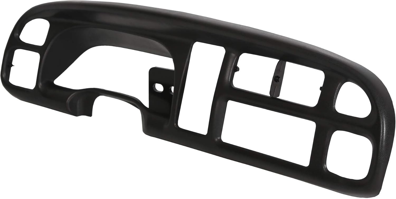 ECOTRIC Dash Board Bezel Cover Compatible with 1998-2002 Dodge Ram 1500 2500