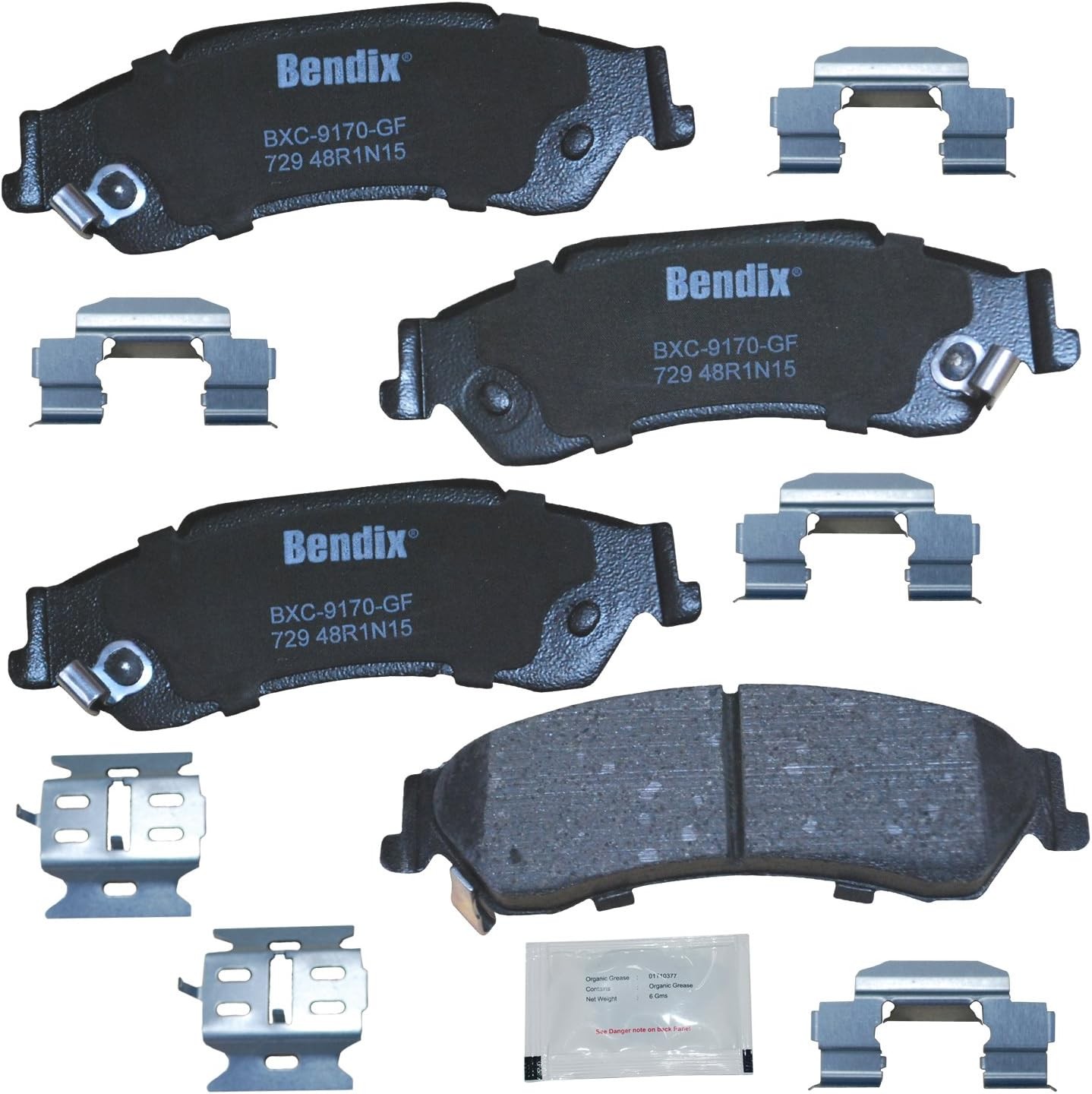 Bendix Priority 1 Ceramic Brake Pads Set For Chevrolet Gmc Isuzu Oldsmobile