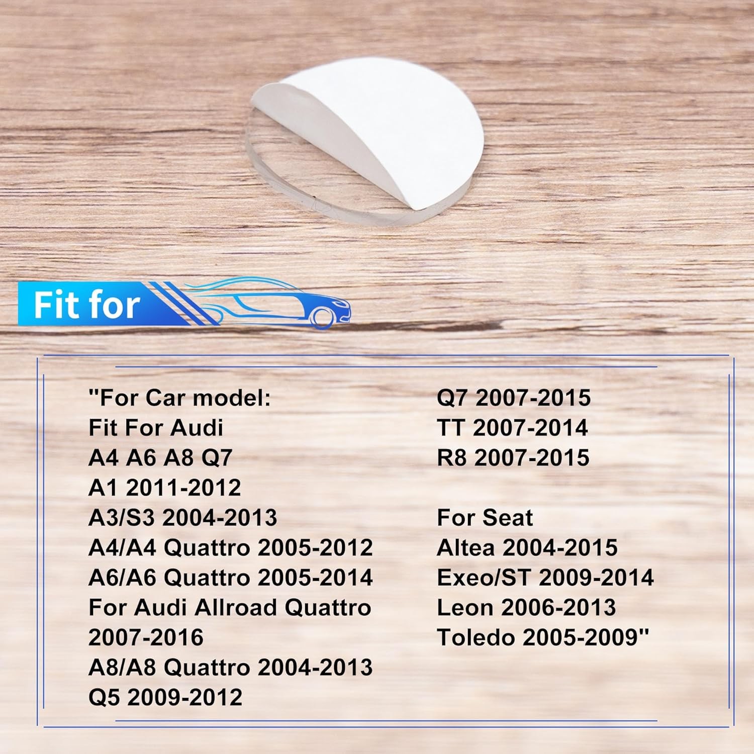 Rldym Auto Windshield Rain Sensing Film Rain Sensor Pad Self Adhesive Gel Film