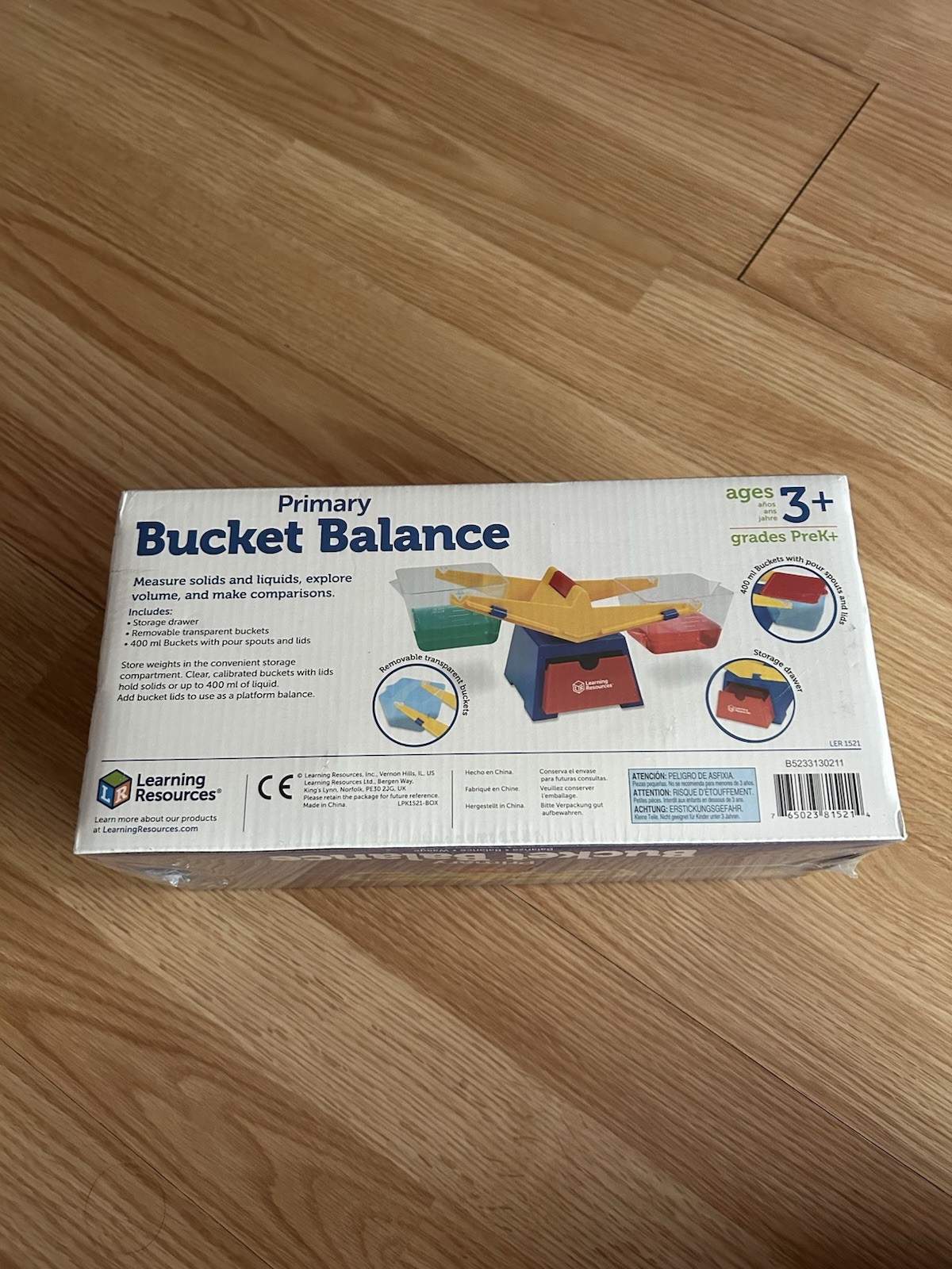 NEW Learning Resources Primary Bucket Balance Ages 3+