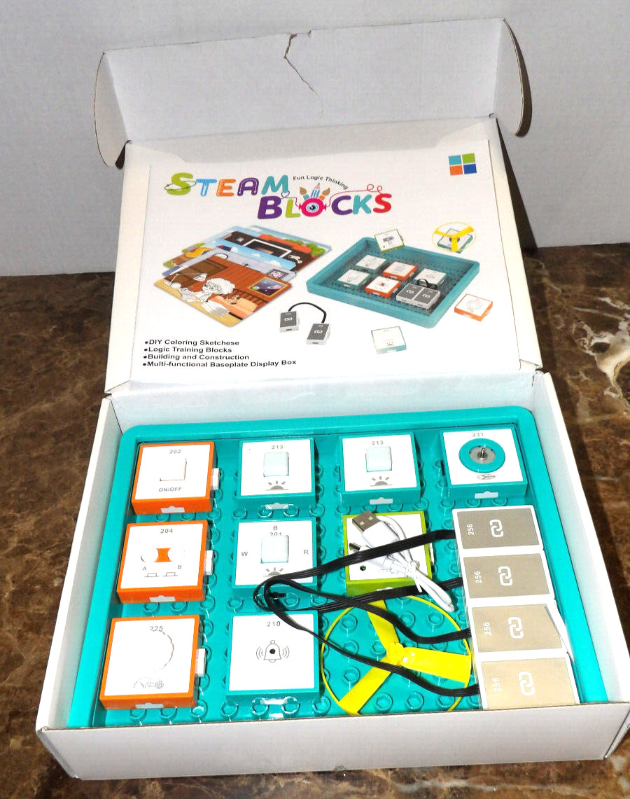 STEM Skill Circuits YS2966. Logic Thinking Training Blocks Experiment 8+ NEW