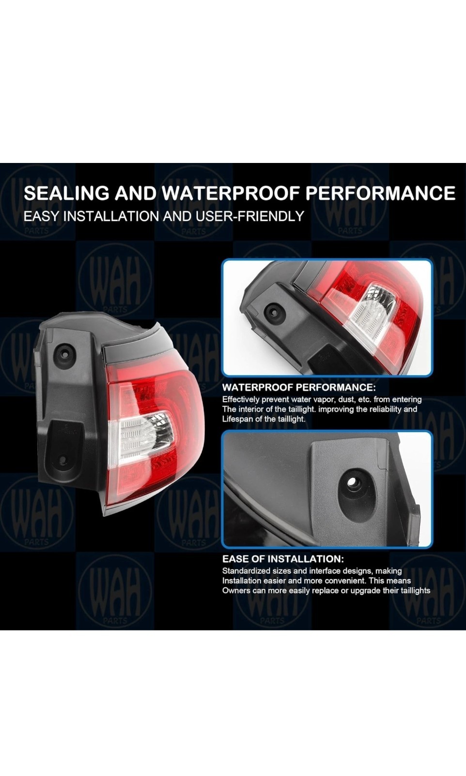 Passenger Side Tail Light Assembly Compatible With 2014-2018 Jeep Cherokee Re…