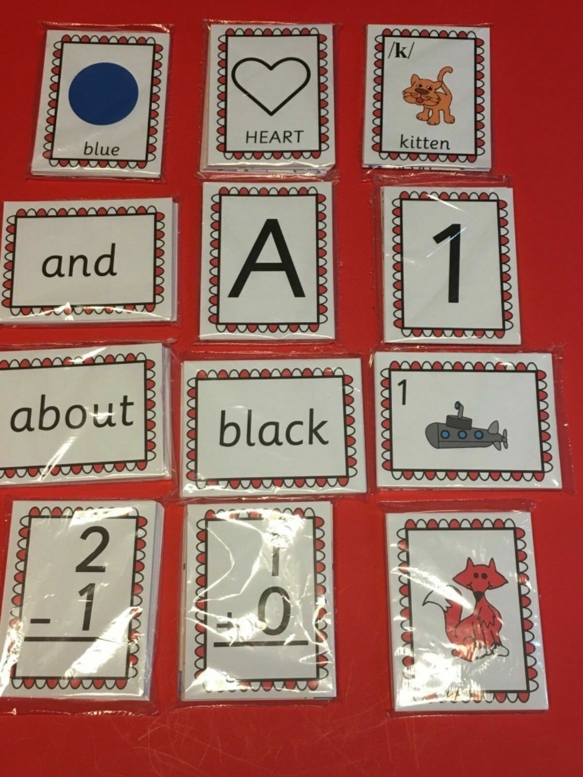 Preschool Learning Flash Card bundle ( 12 decks ) NEW