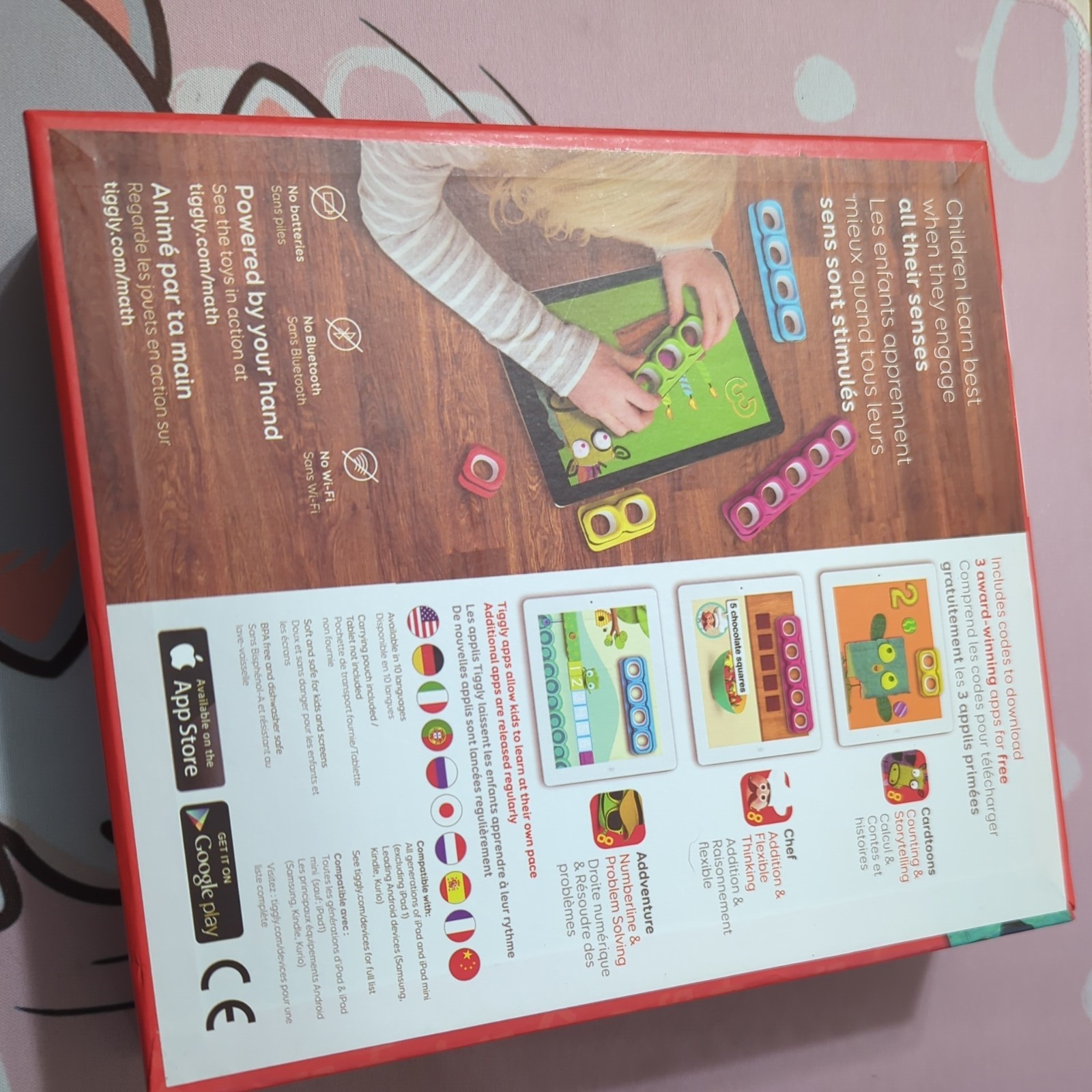 Tiggly Math Kids Tablet Math Learning Toys For 3-7 Year Olds