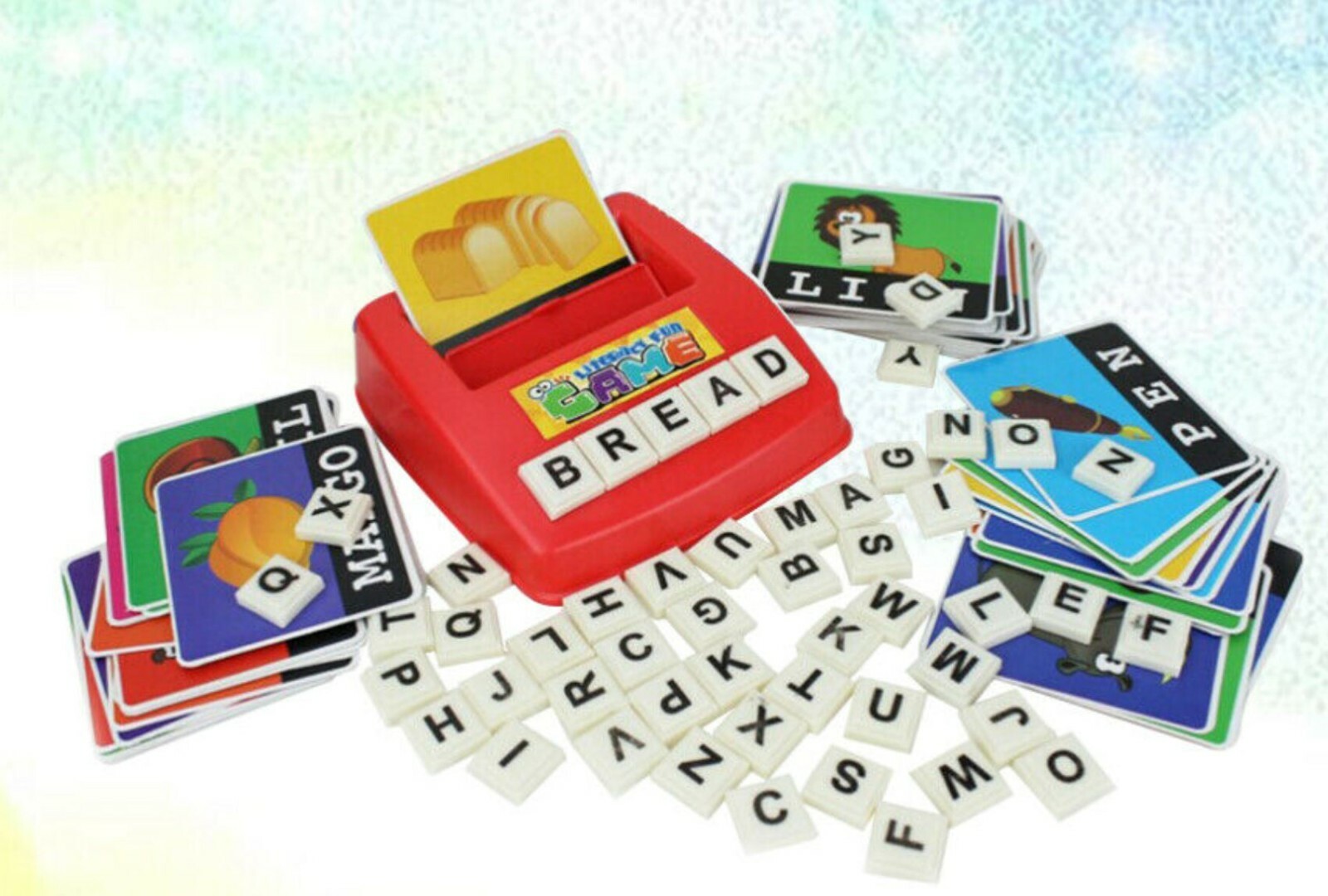1 Set Literacy Fun Game Words Learning Card for Kids Toddlers Children 113 Piece