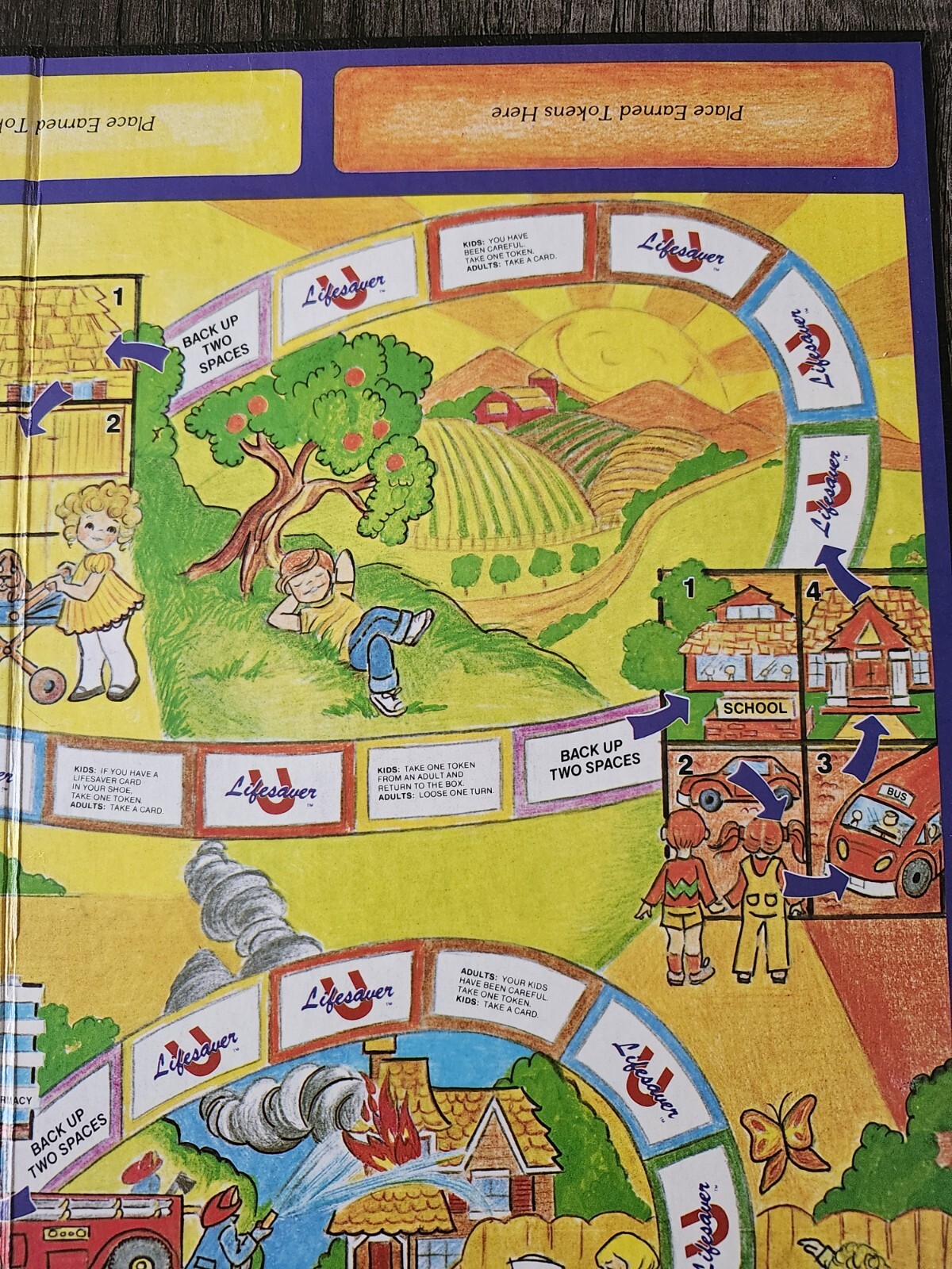 1985 Ungame Lifesaver Game. Parents teach your child safety.