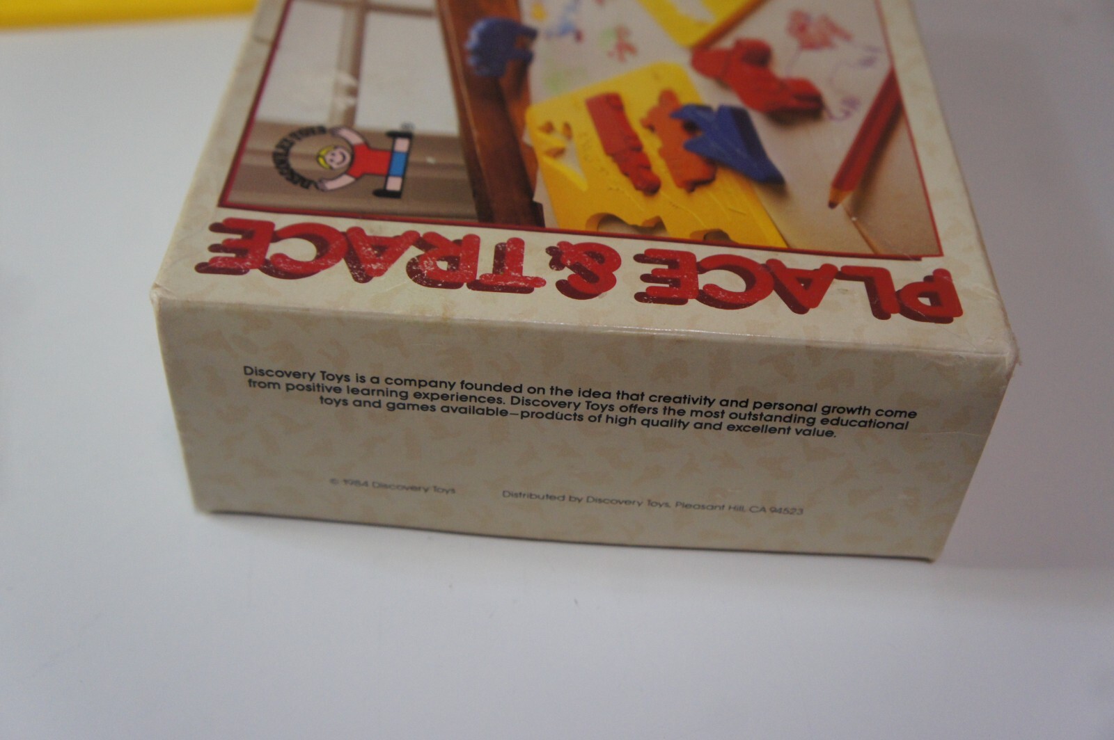 VTG Discovery Toys Place and Trace Puzzle Stencil Complete with Box Made In USA