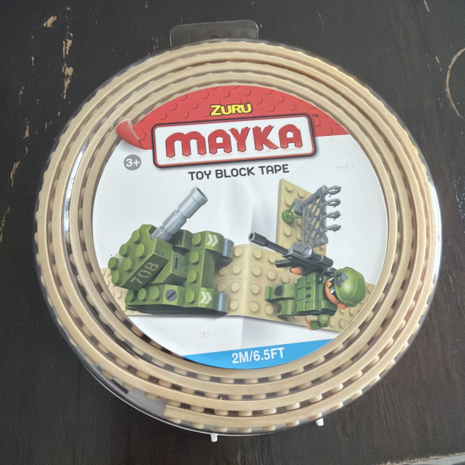 Zuru Toy Beige – 2-Stud, 2 Meters (6.5 Ft.) New