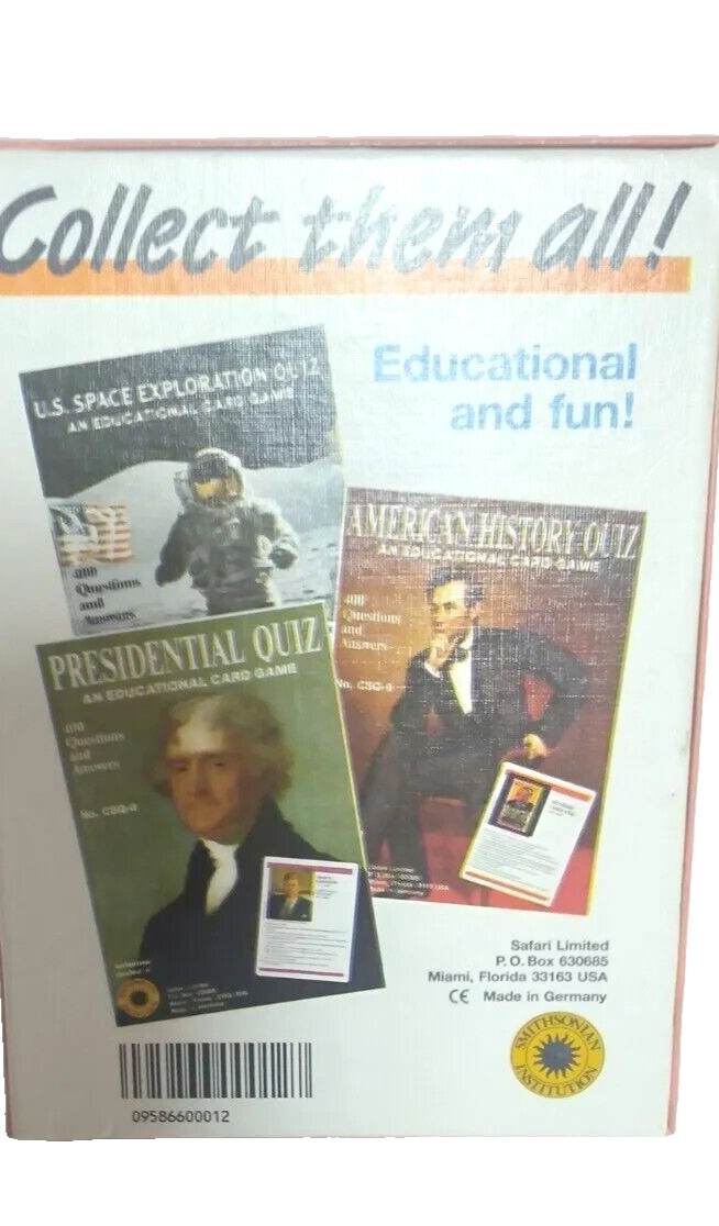 Educational Art Card Game 320 Questions On American Art Smithsonian