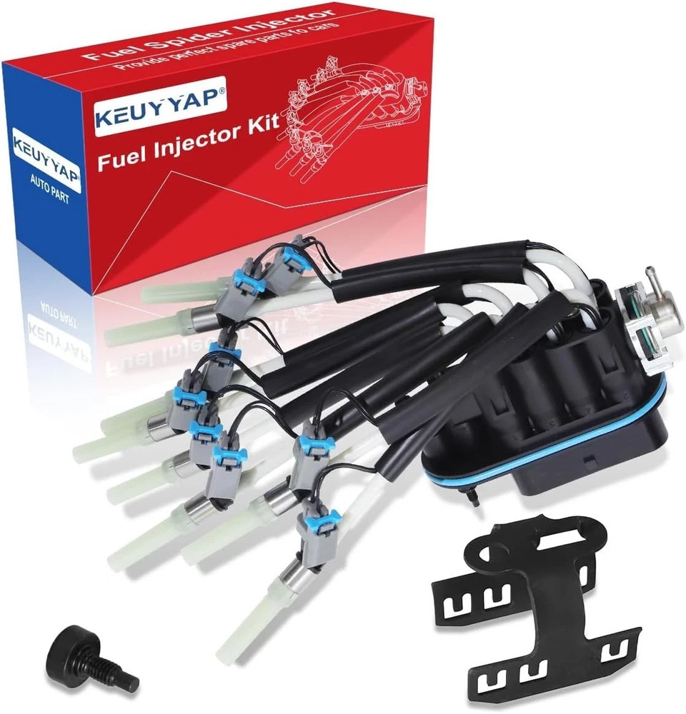 Spider Fuel Injectors FJ504 Compatible with Chevy 1996-2002 & for GMC 1996-2002