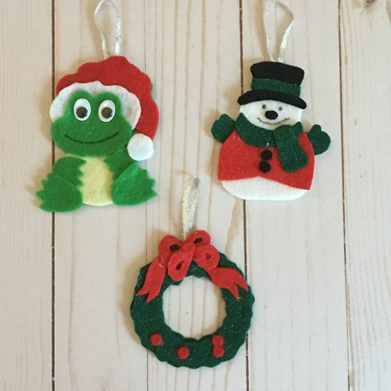 Christmas Ornament Felt Set – Trim the Felt Tree with Whimsy and Wonder