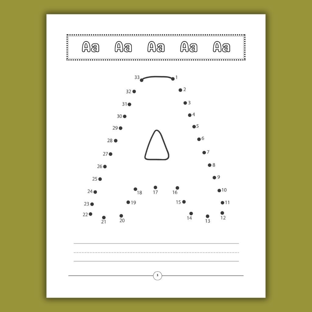 Alphabet Dot to Dot Fun & Alphabet Dot Marker Worksheets