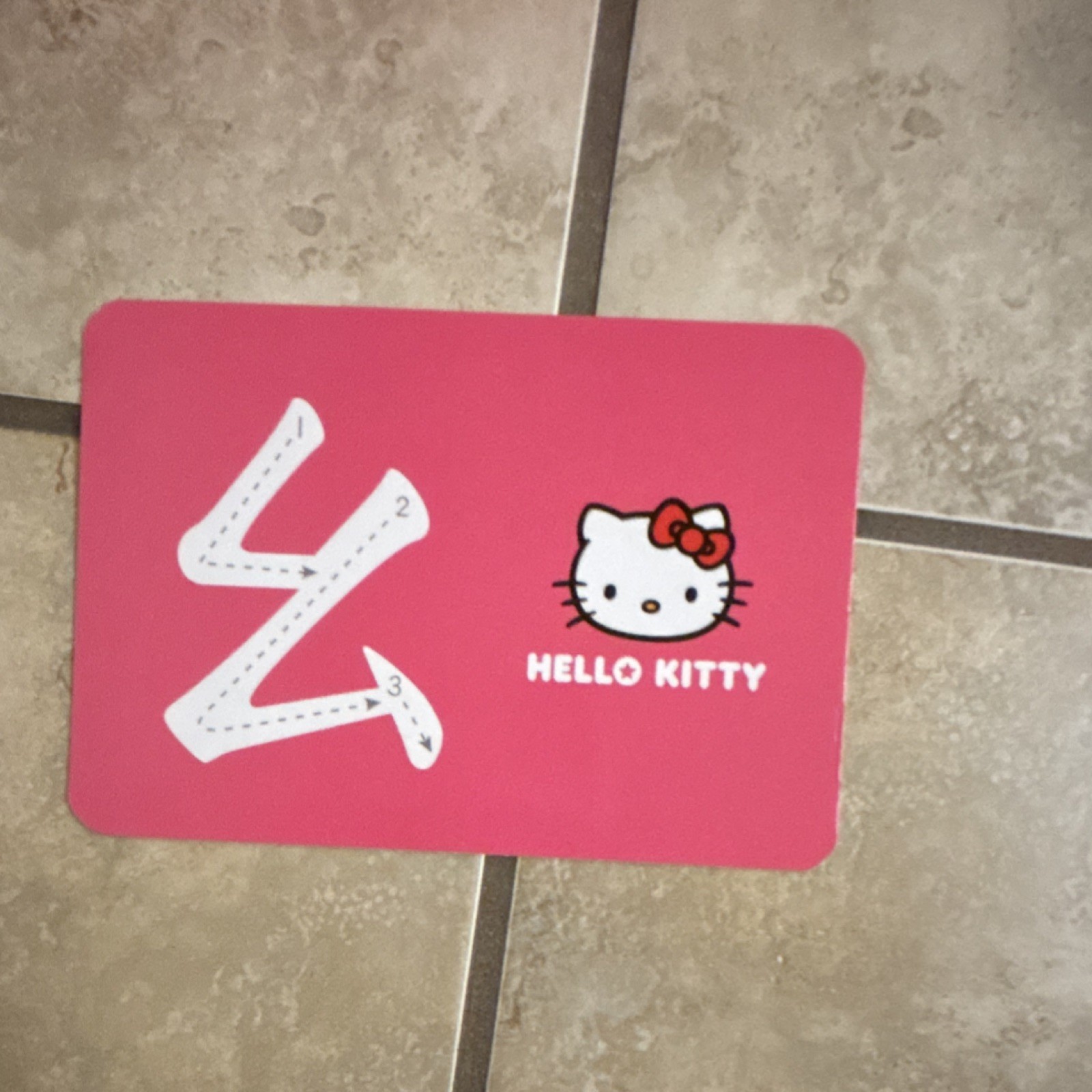 Hello Kitty Chinese Mandarin Vocabulary Phonic Symbols Boppmofo Flash Cards