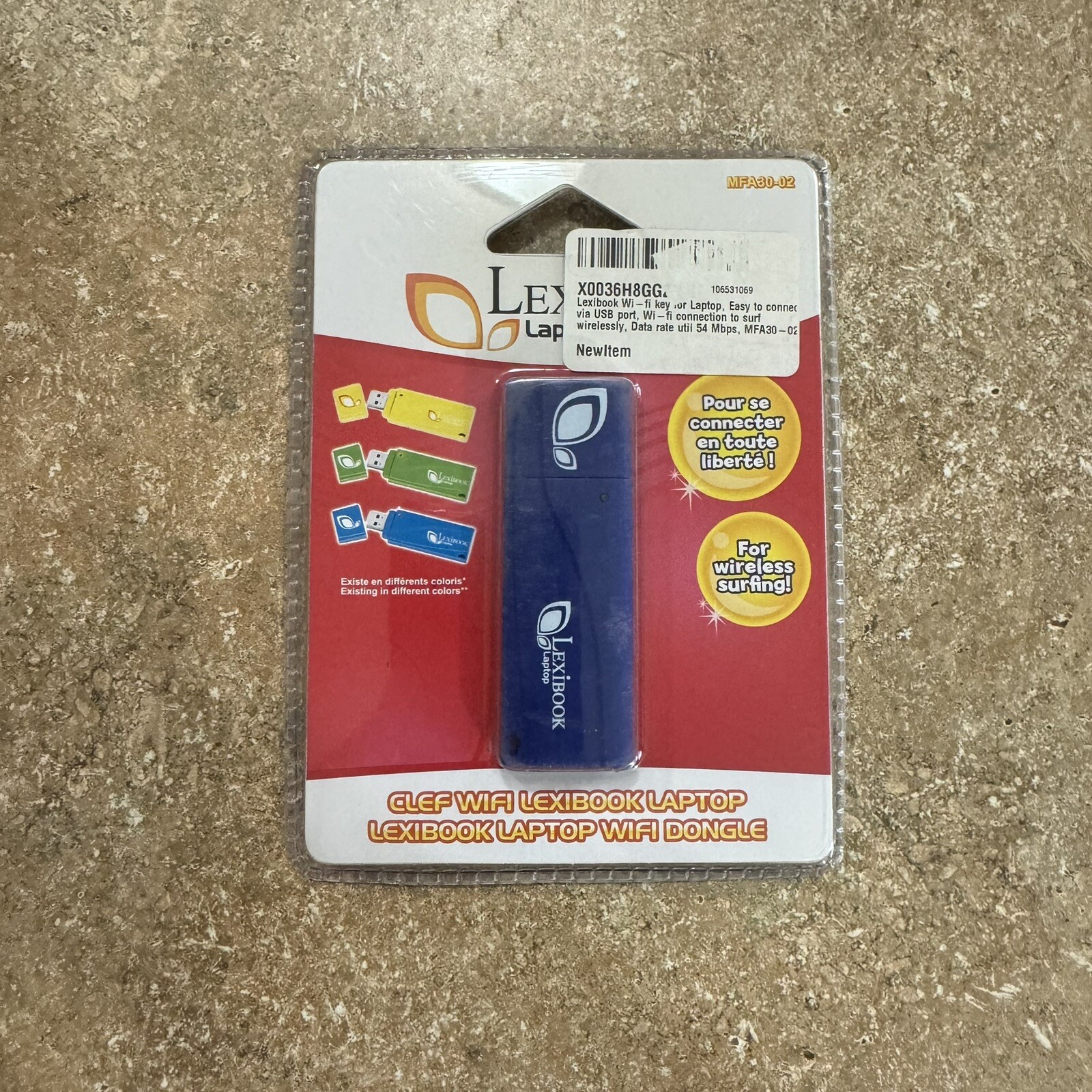Lexibook Laptop Blue WI-FI Dongle New In Package E27