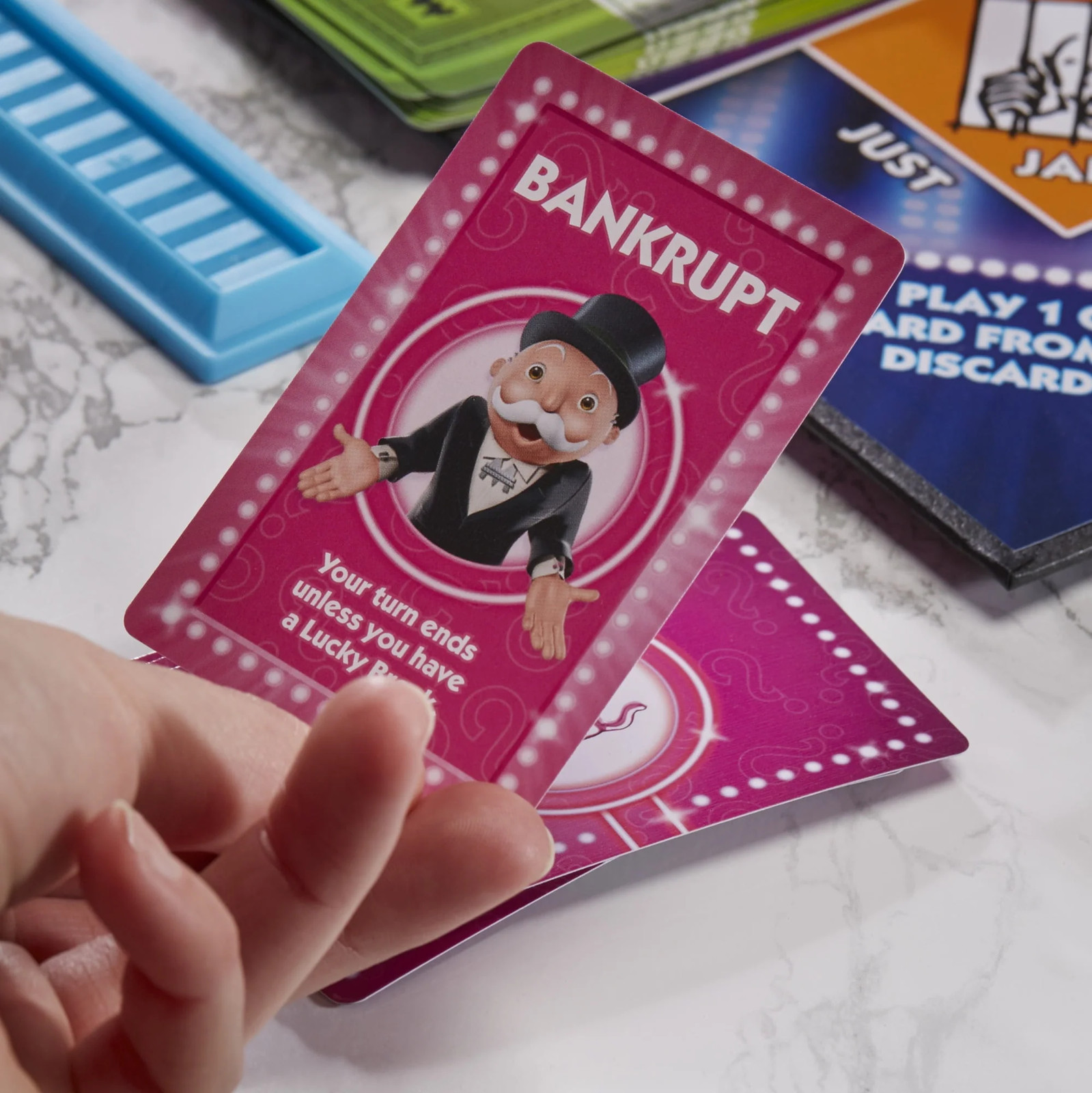 Hasbro Monopoly Chance – Fast-Paced Card-Flipping Monopoly Game for Ages 8+