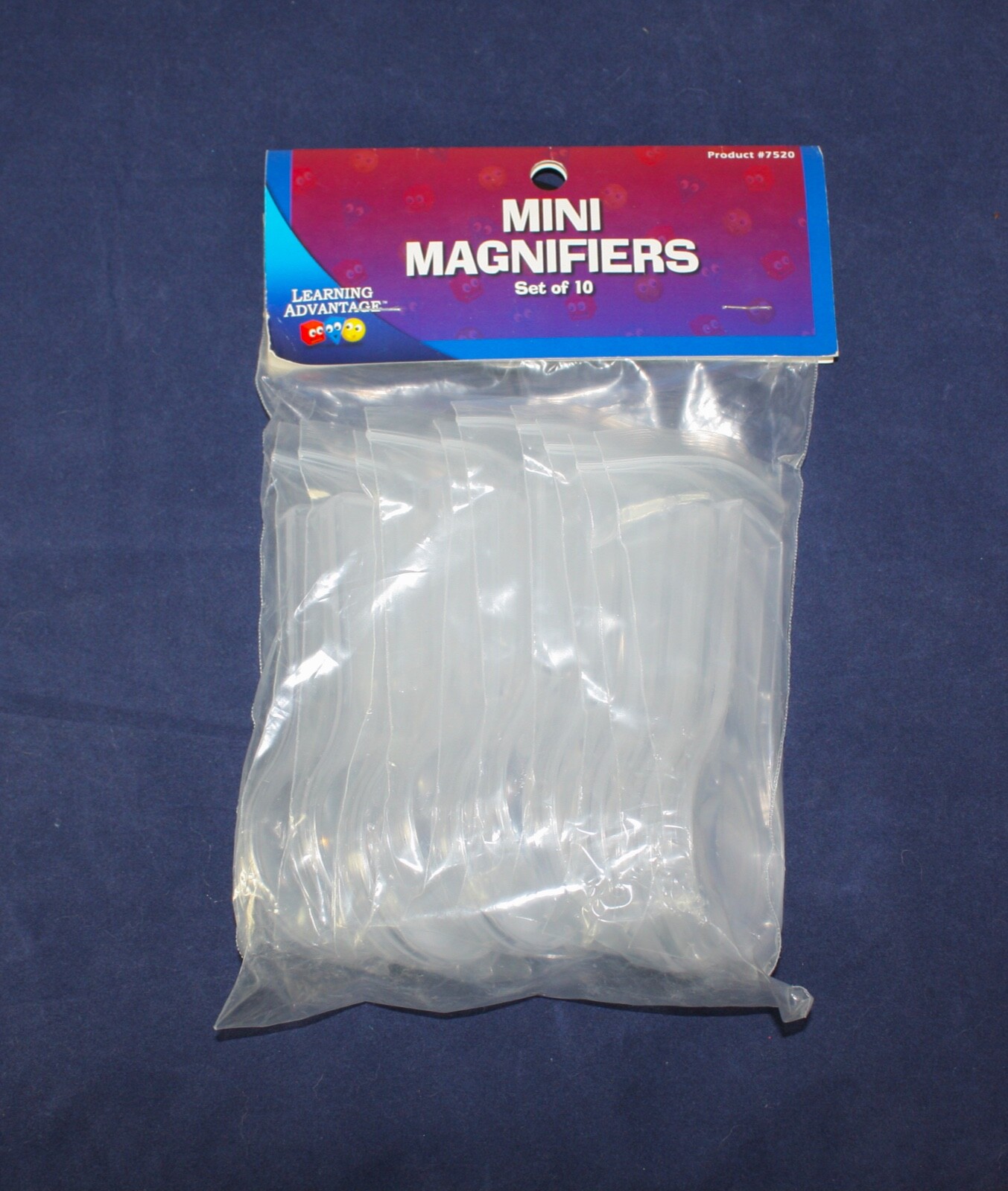Learning Advantage Mini Magnifiers Set of 10 Brand New