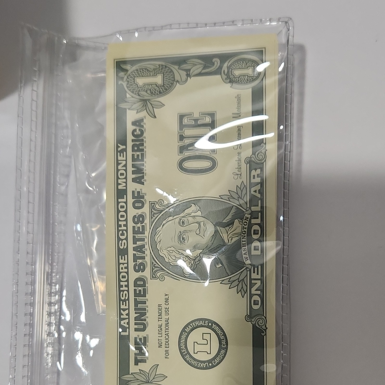Lakeshore Money Hands-On Kit Play Money Math Set Ages 6+, Multicolor, GG901
